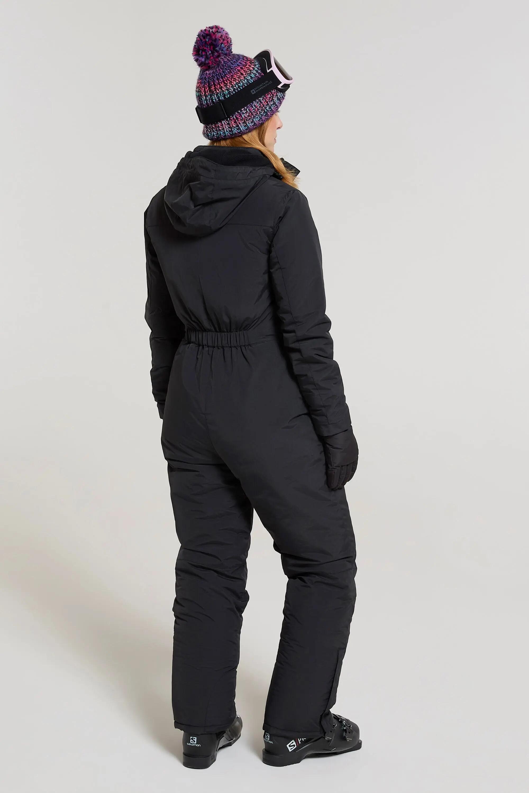 Combinaison de Ski Femme Une Pièce Imperméable Capuche Réglable, Cloud 10/15