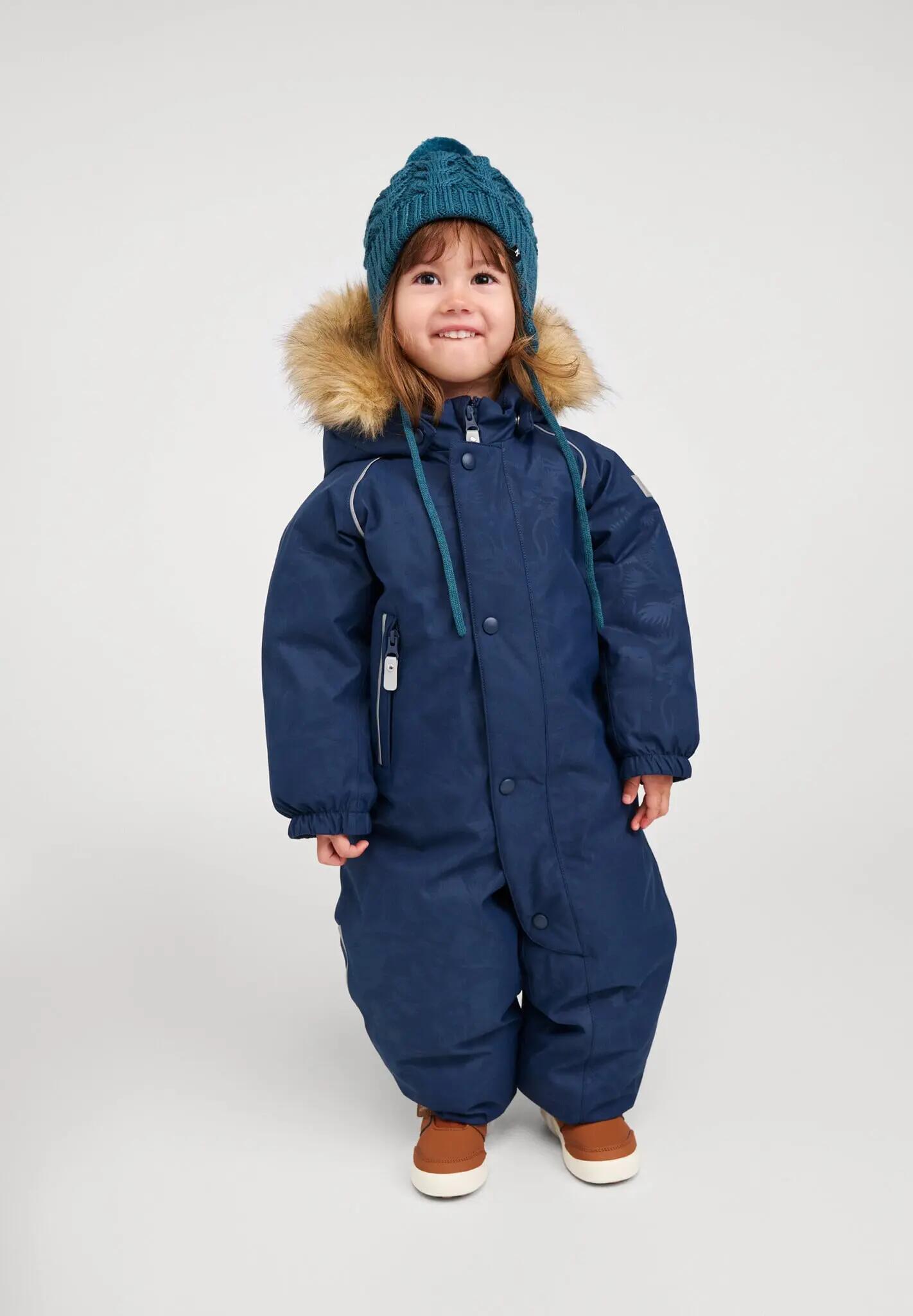 Tuta in piuma per bambini piccoli tec+ Aapua Navy 3/5