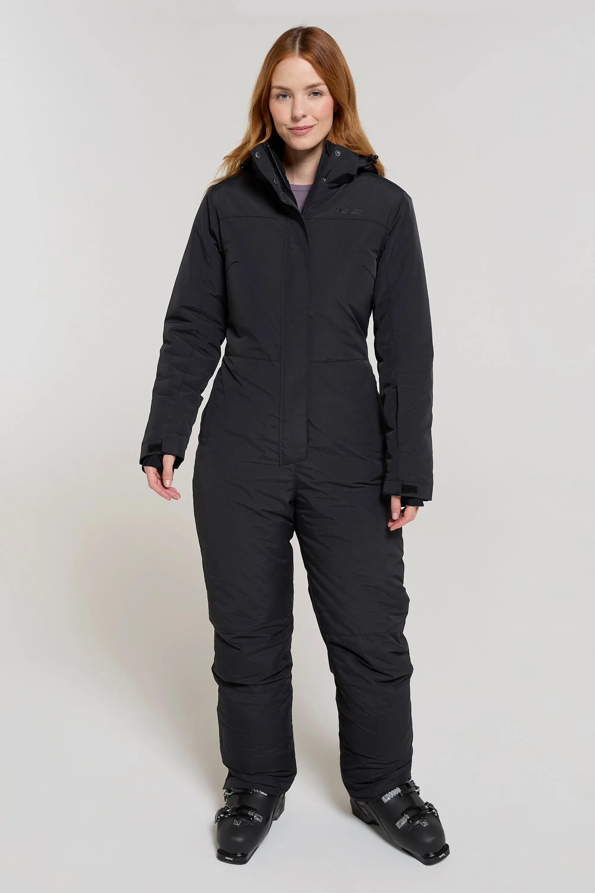 Combinaison de Ski Femme Une Pièce Imperméable Capuche Réglable, Cloud 7/15