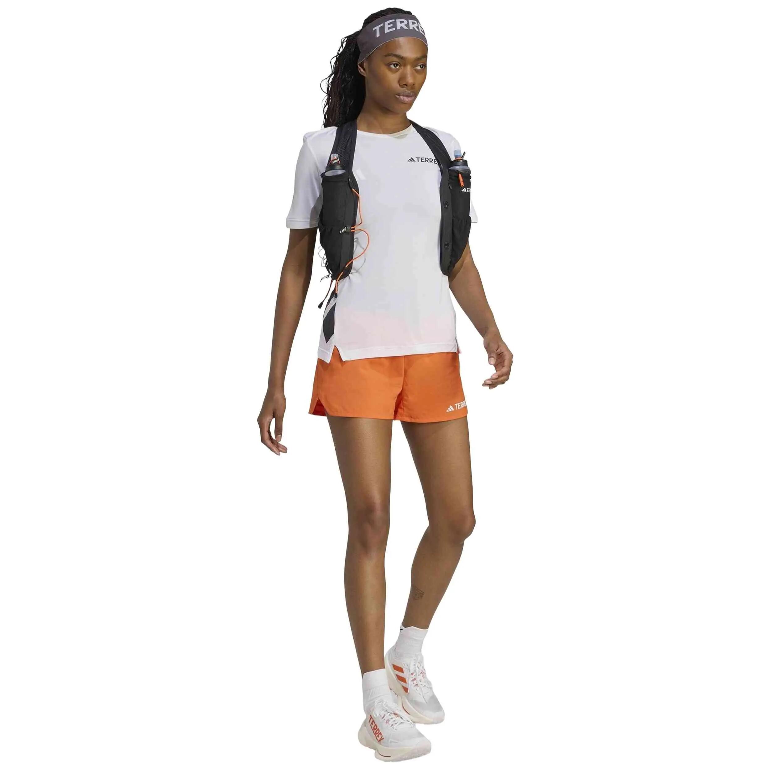Pantaloncini Adidas modello Pantalón corto adidas Xperior naranja negr per donne 5/5