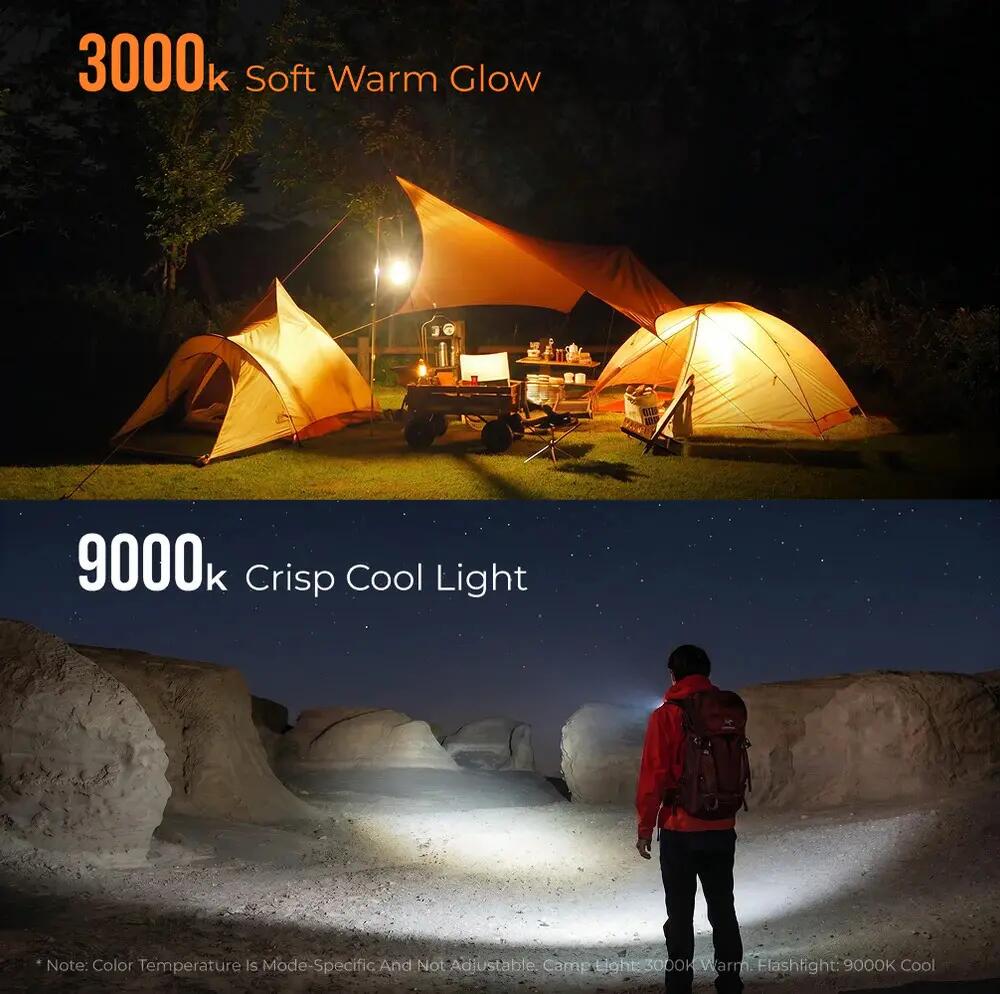 Zero Lantern Lanterna da campeggio e torcia LED 2-in-1, ricaricabile 9/14