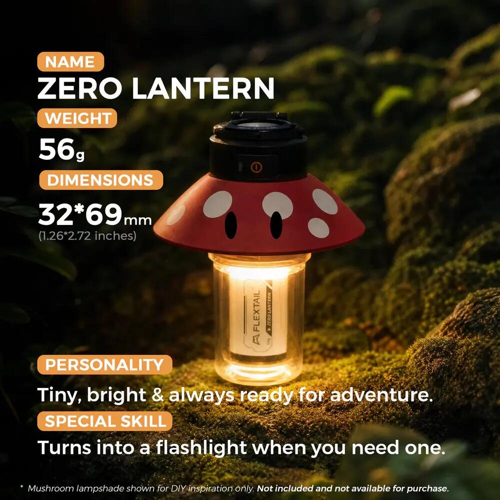 Zero Lantern Lanterna da campeggio e torcia LED 2-in-1, ricaricabile 5/14