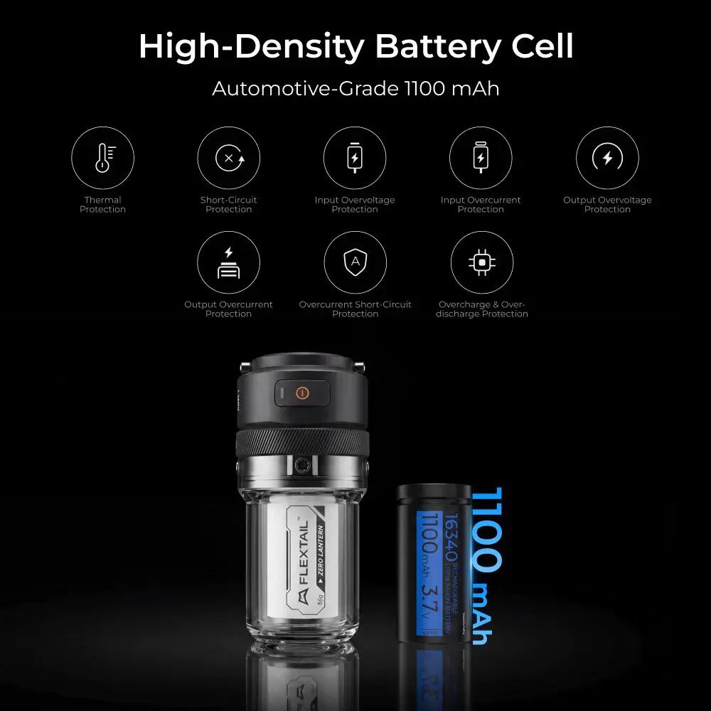 Zero Lantern Lanterna da campeggio e torcia LED 2-in-1, ricaricabile 11/14