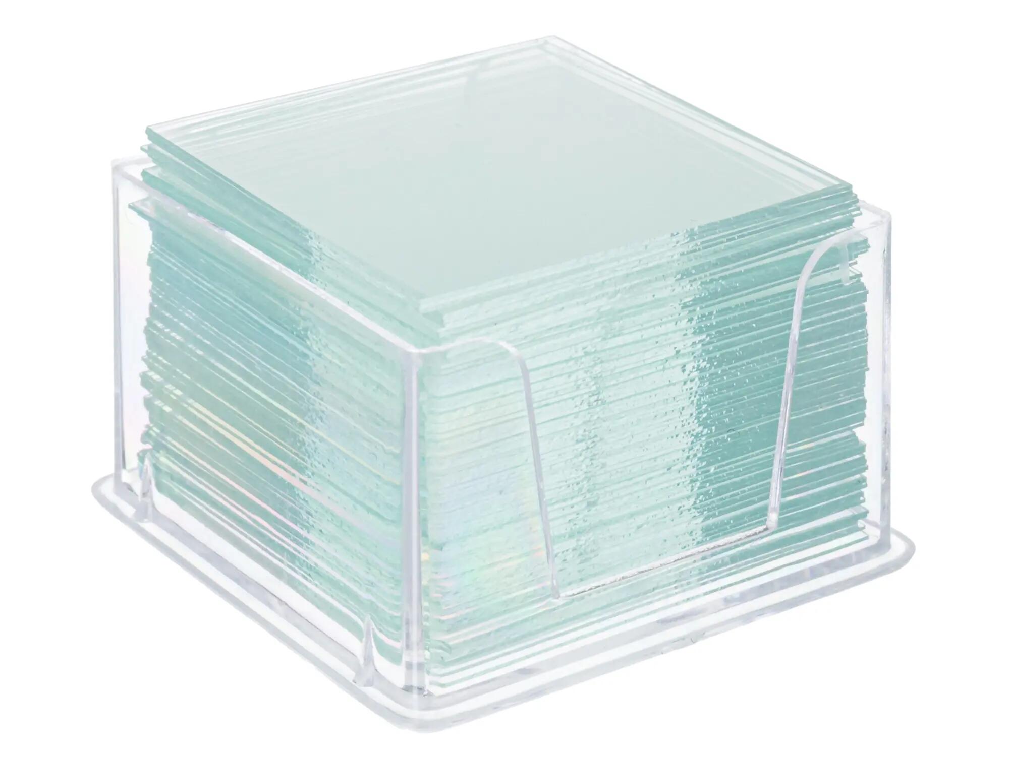 Lamelle coprioggetto - 24x24 mm - Vetro - Confezione da 100 3/6
