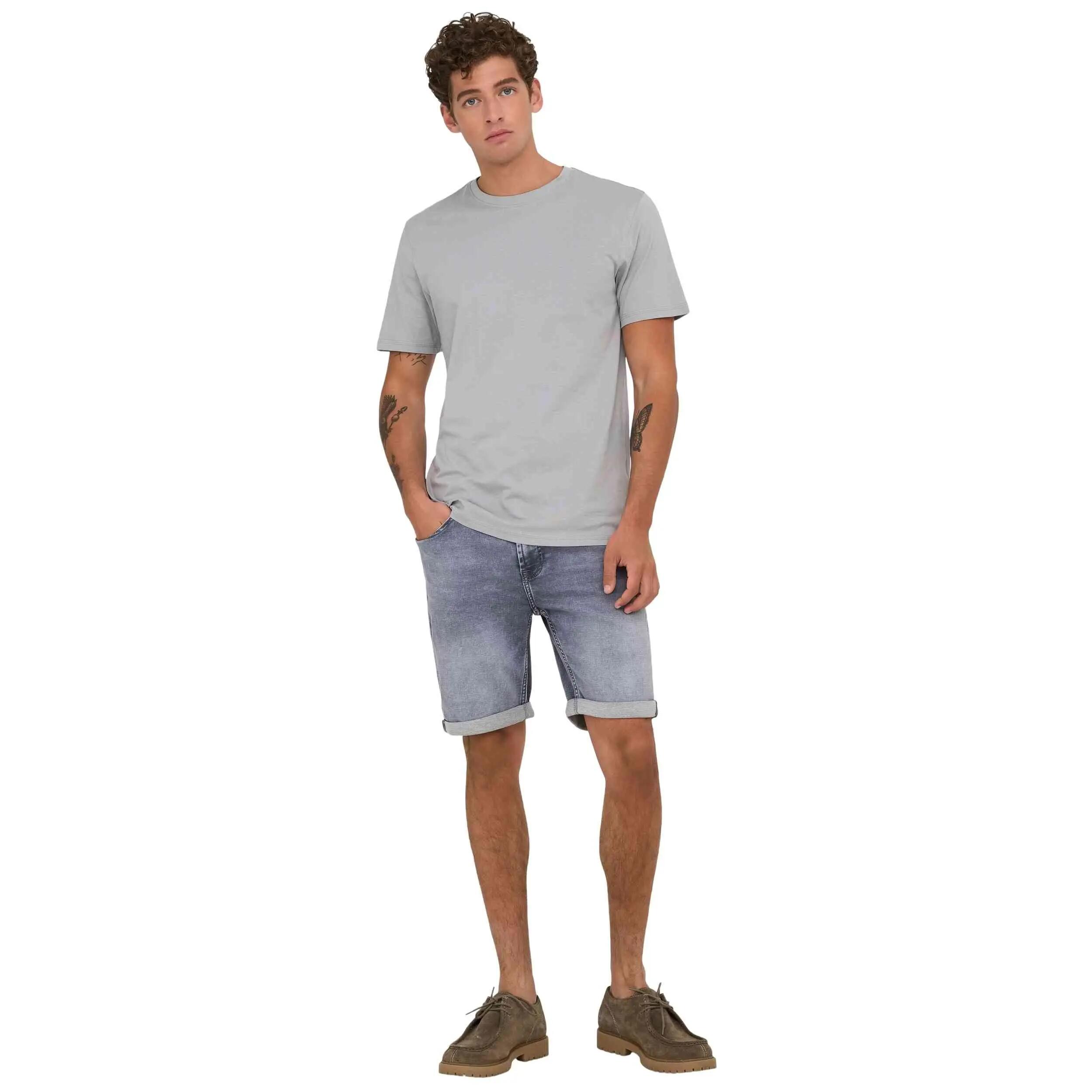 Pantaloncini Only & sons modello 22030880-MEDIUMGREY per uomini 5/5