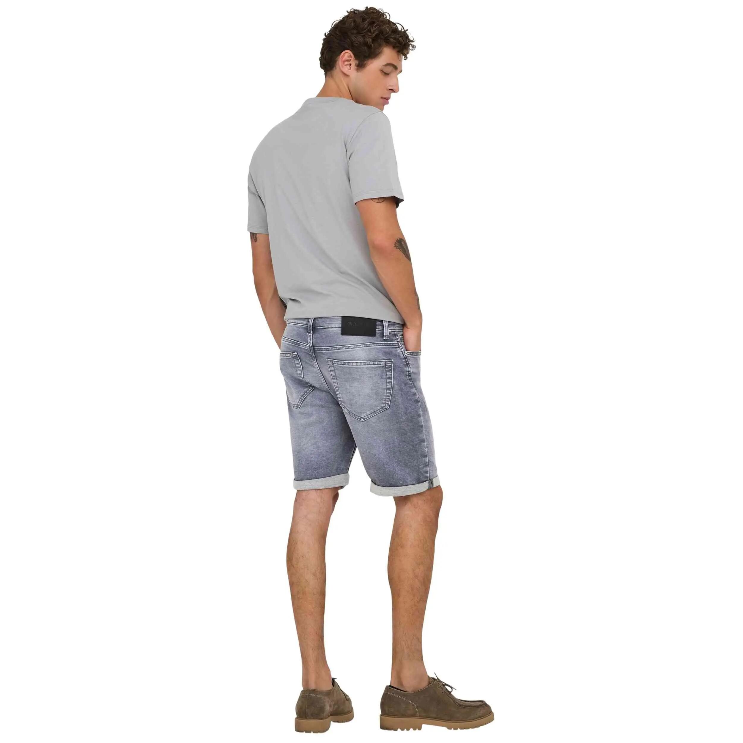 Pantaloncini Only & sons modello 22030880-MEDIUMGREY per uomini 4/5