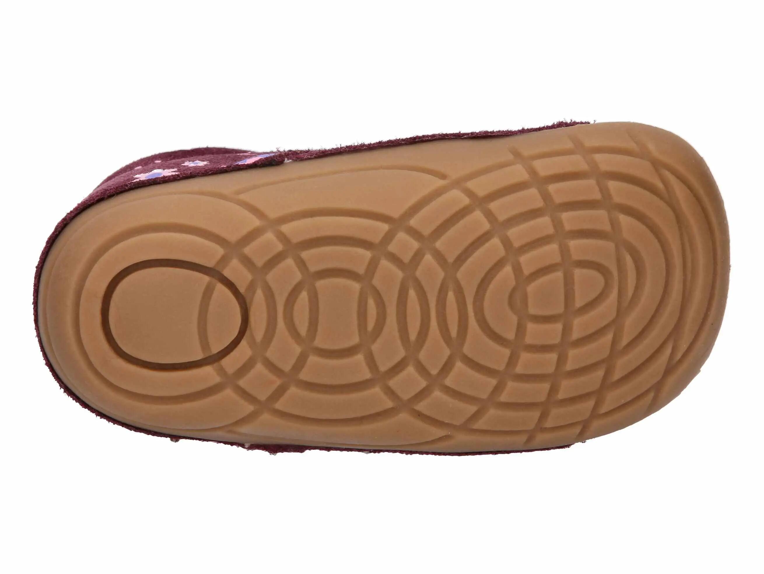 Chaussures - course - enfants - velours, doublure chaude - merle - bordeaux 6/6