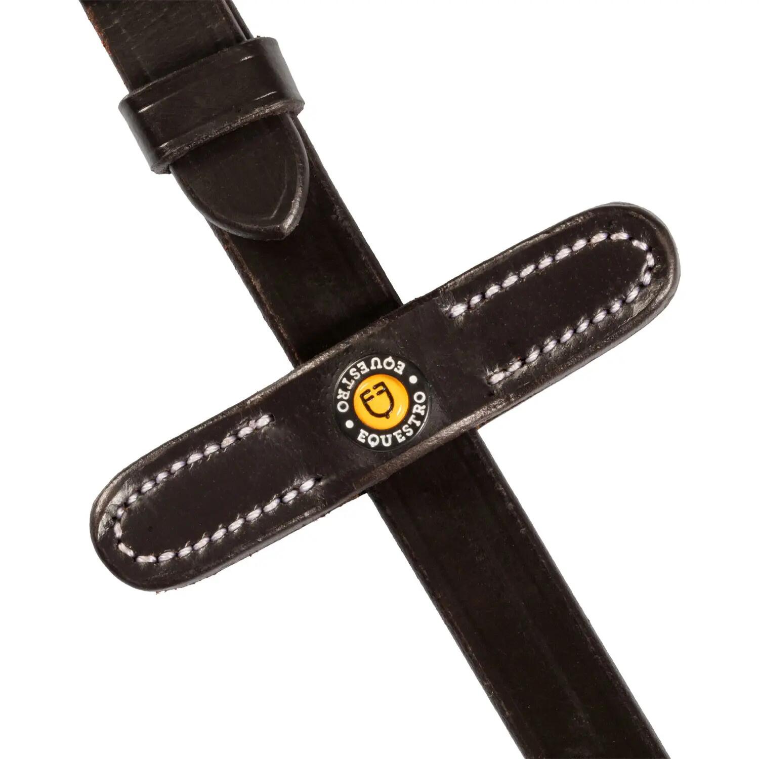 Rênes en cuir avec grip en caoutchouc 4/6