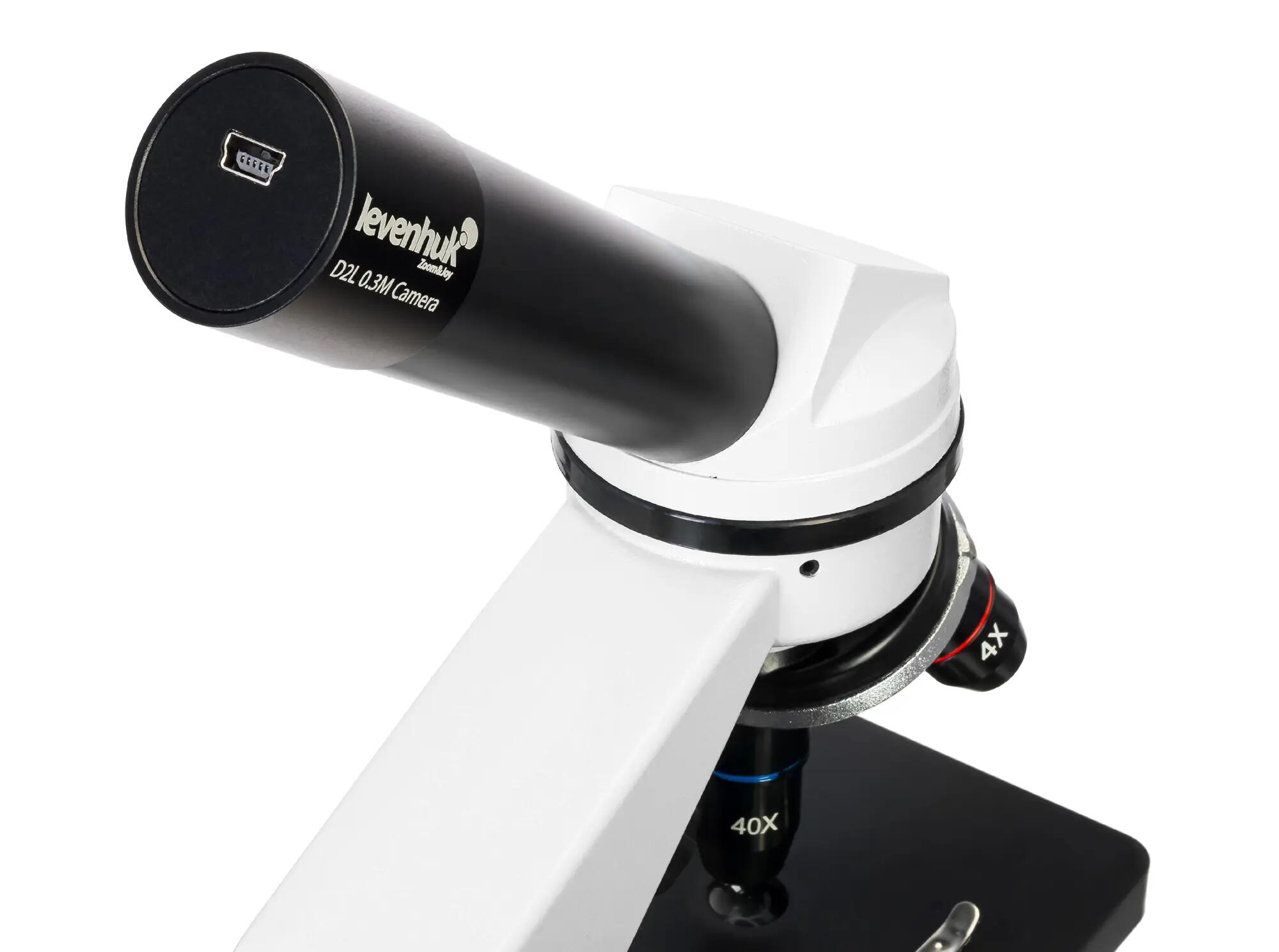 Microscopio digitale - Osservazione - Portatile, 40-400x - D2L 0.3M - Nero 6/6