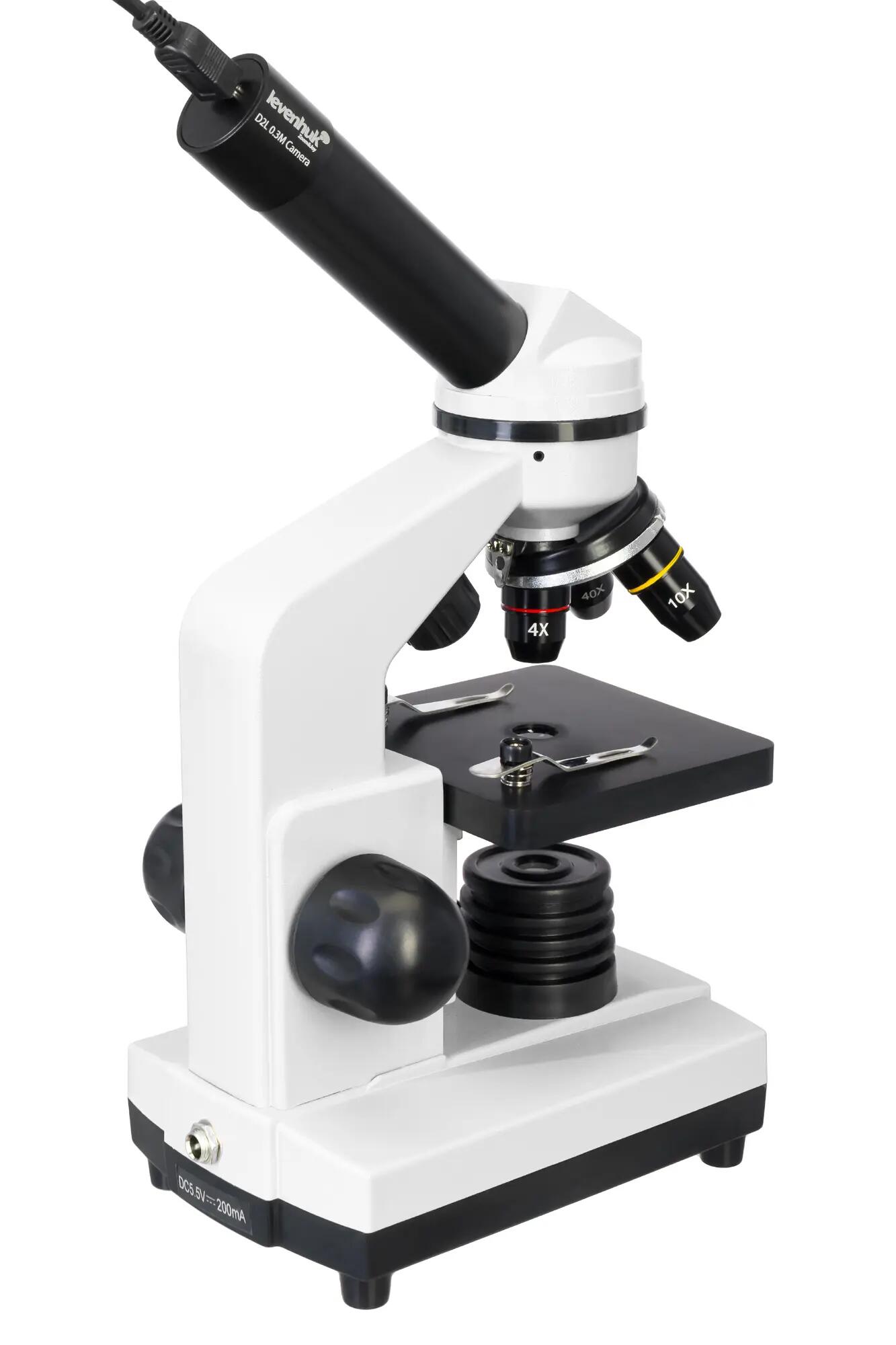 Microscopio digitale - Osservazione - Portatile, 40-400x - D2L 0.3M - Nero 4/6