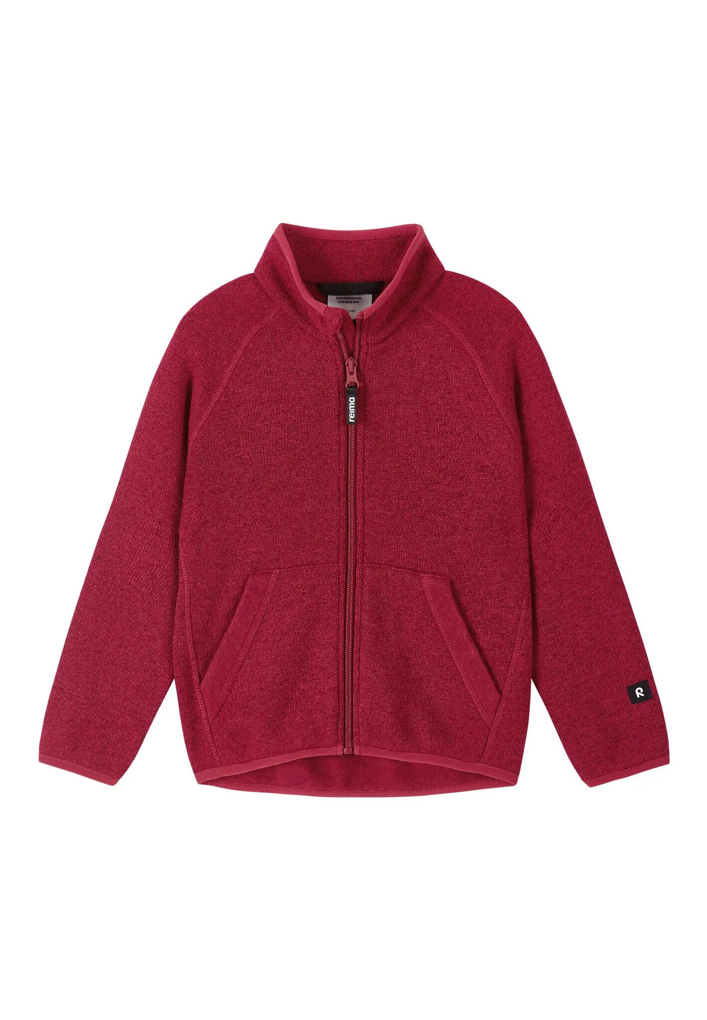 Kinder Fleecejacke Hopper Cranberry 1/5