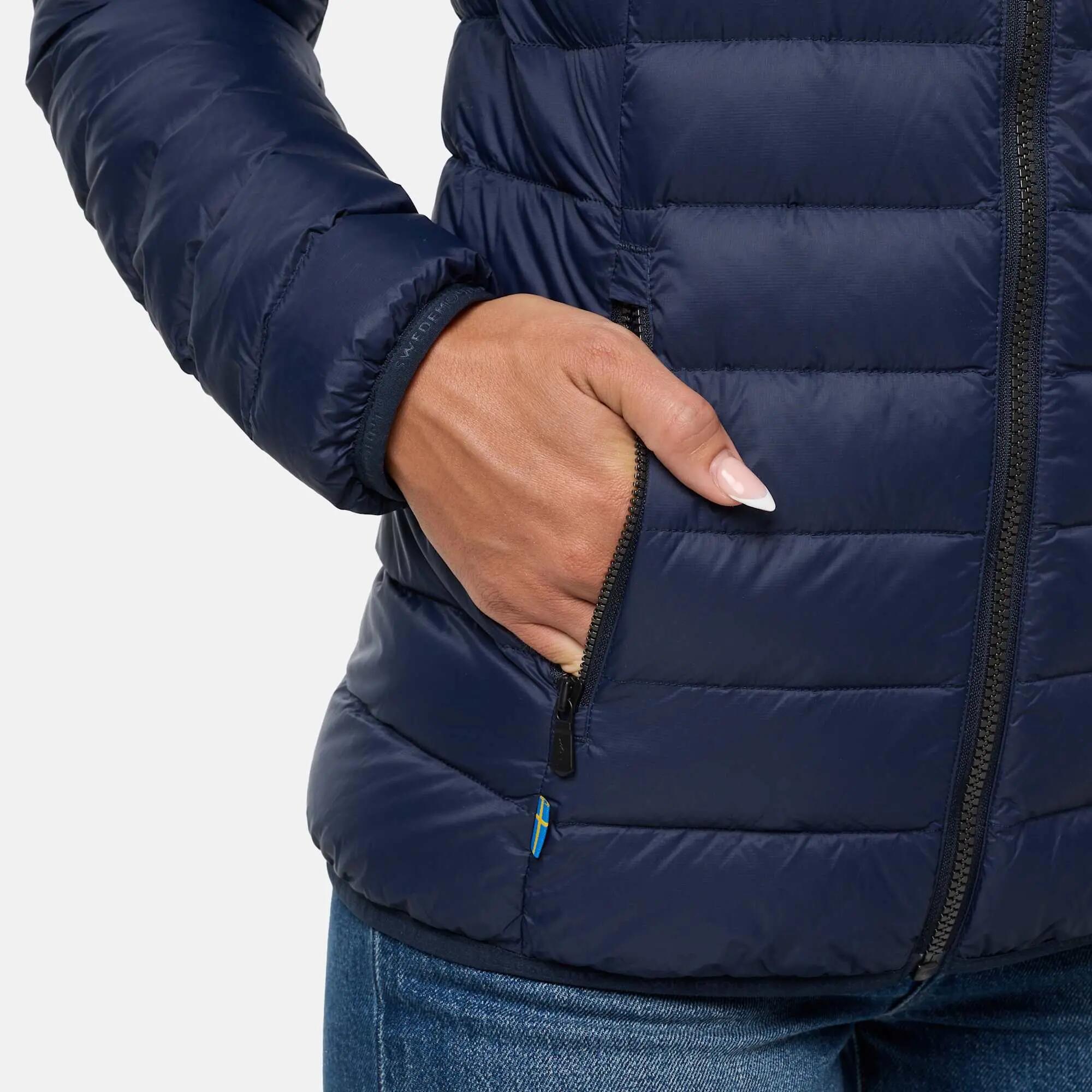 Doudoune de randonnée femme coupe-vent respirante Himalaya Hood 7/10