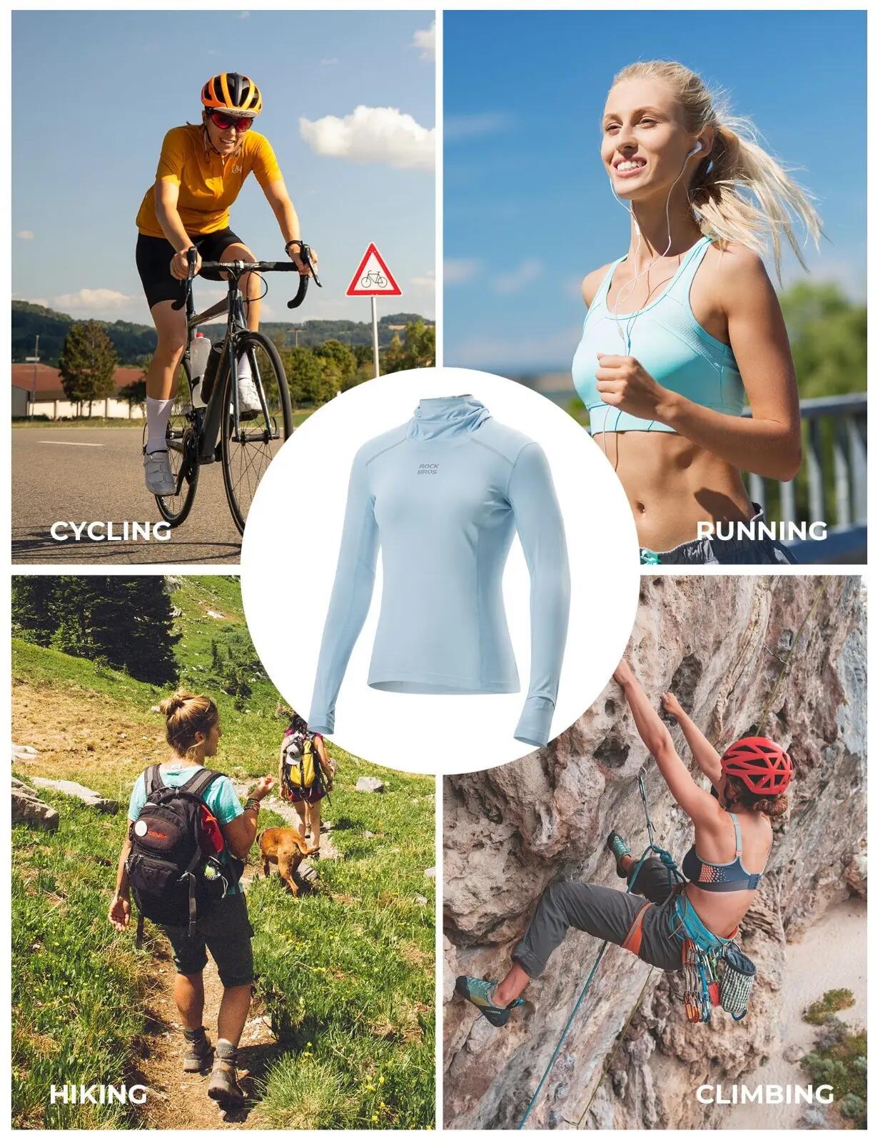Maillot de cyclisme à manches longues pour femme – respirant avec UPF 50+ 7/7