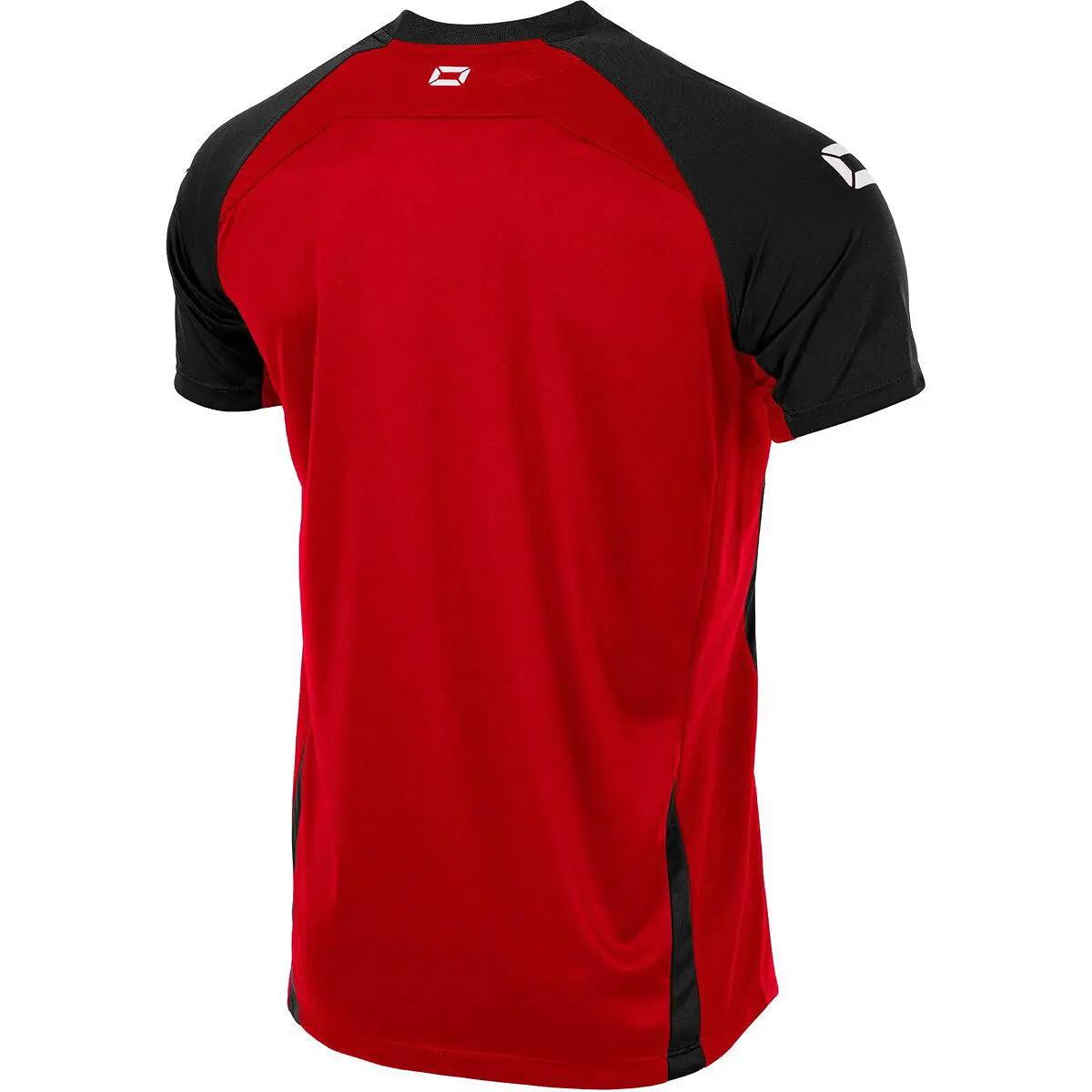 T-shirt - sports collectifs - hommes - respirant, durable - Stadio - rouge/noir 4/5