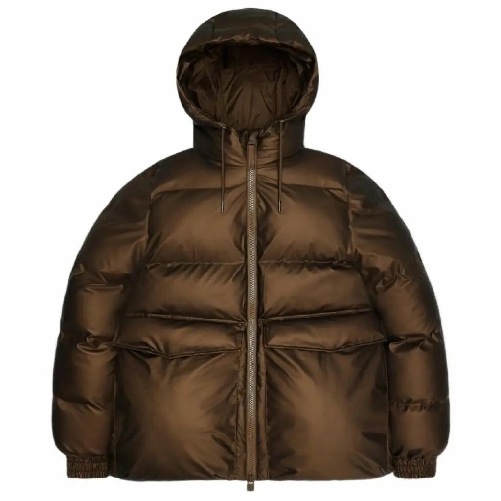 Giacca Rains Modello 16980r Alta Line Puffer Jacket W3t3 Colore Bronzo 2/5