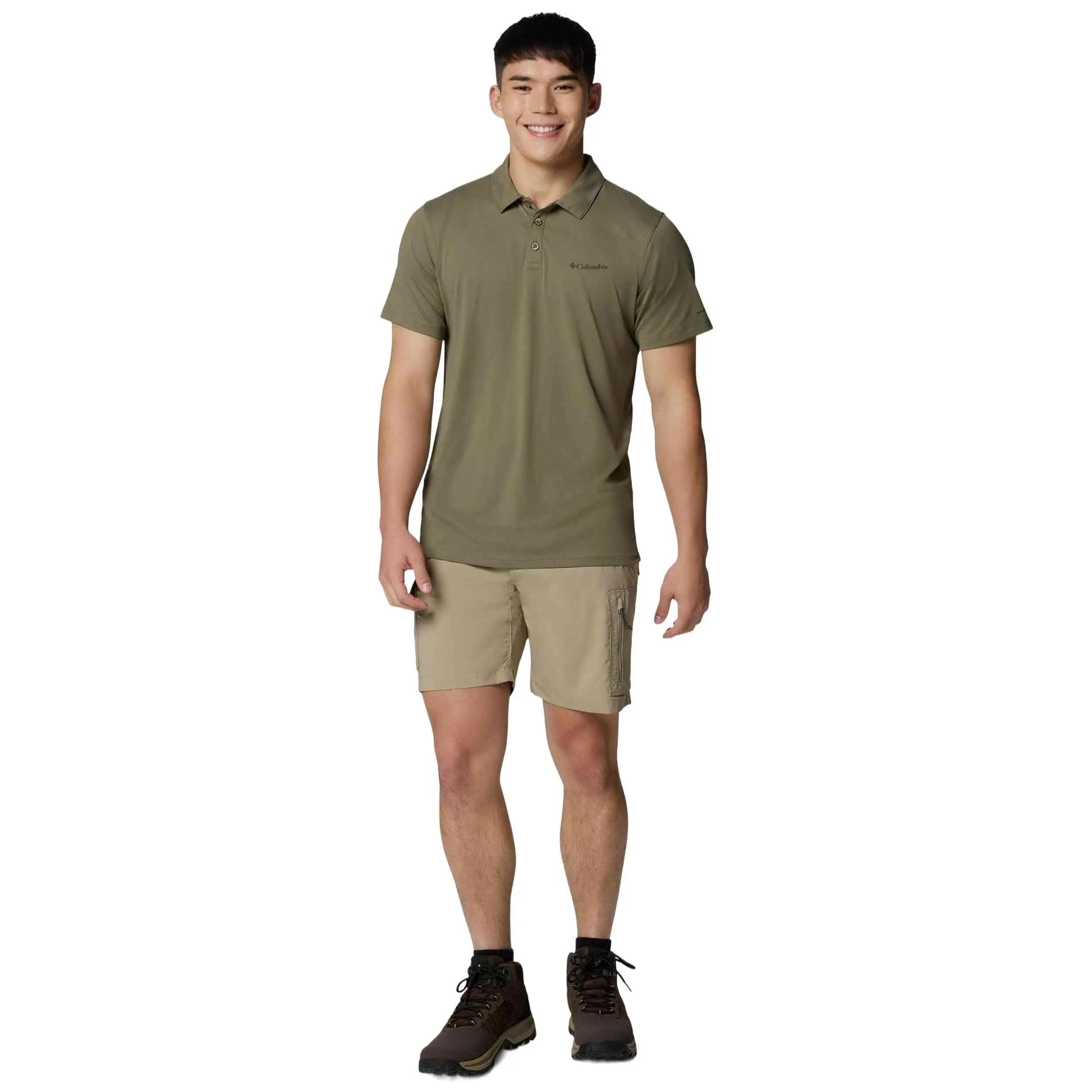 Polo a maniche corte Columbia modello Polo Columbia Tech Trail Utilit per uomini 5/5