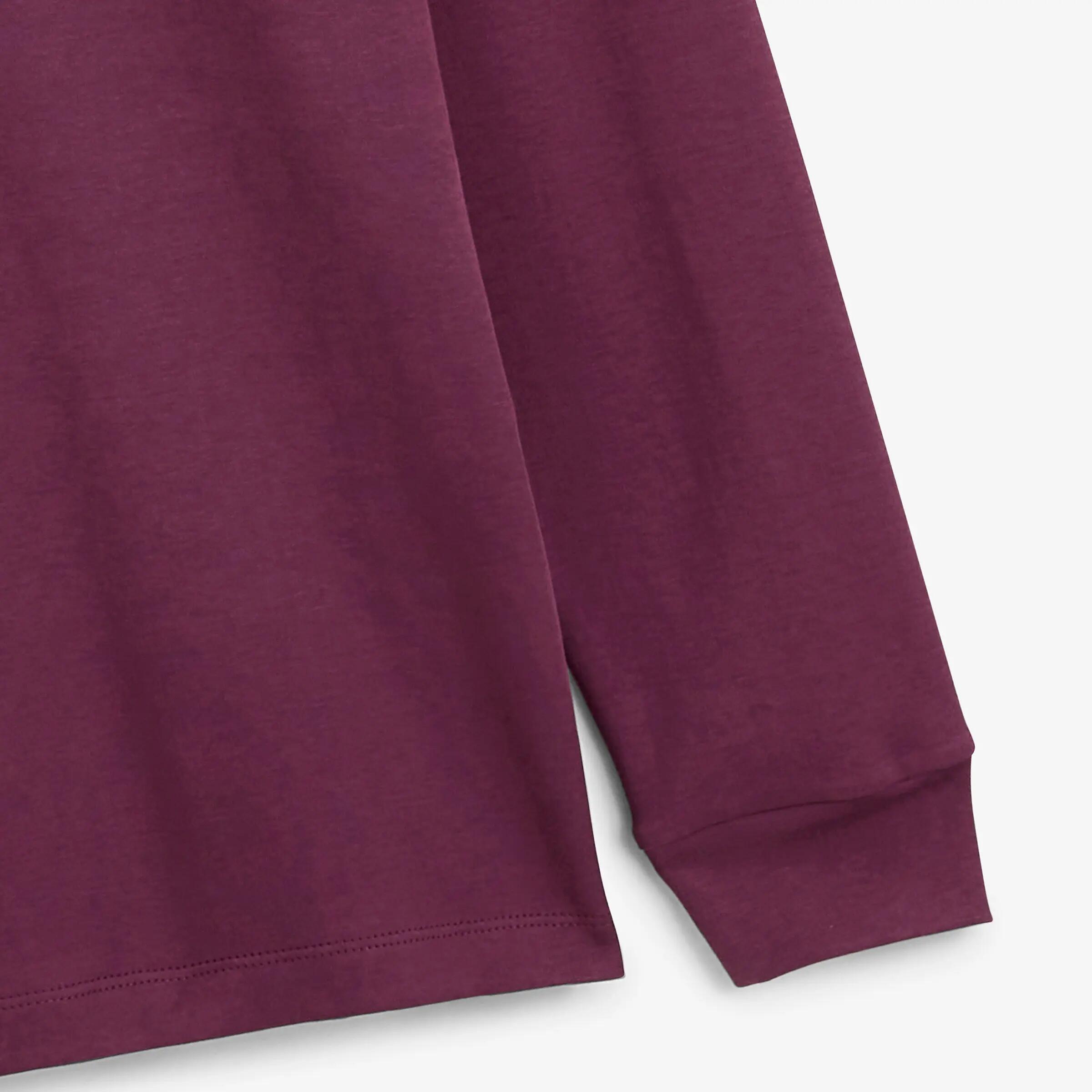 Polo de manga larga con cremallera en algodón interlock 4/4