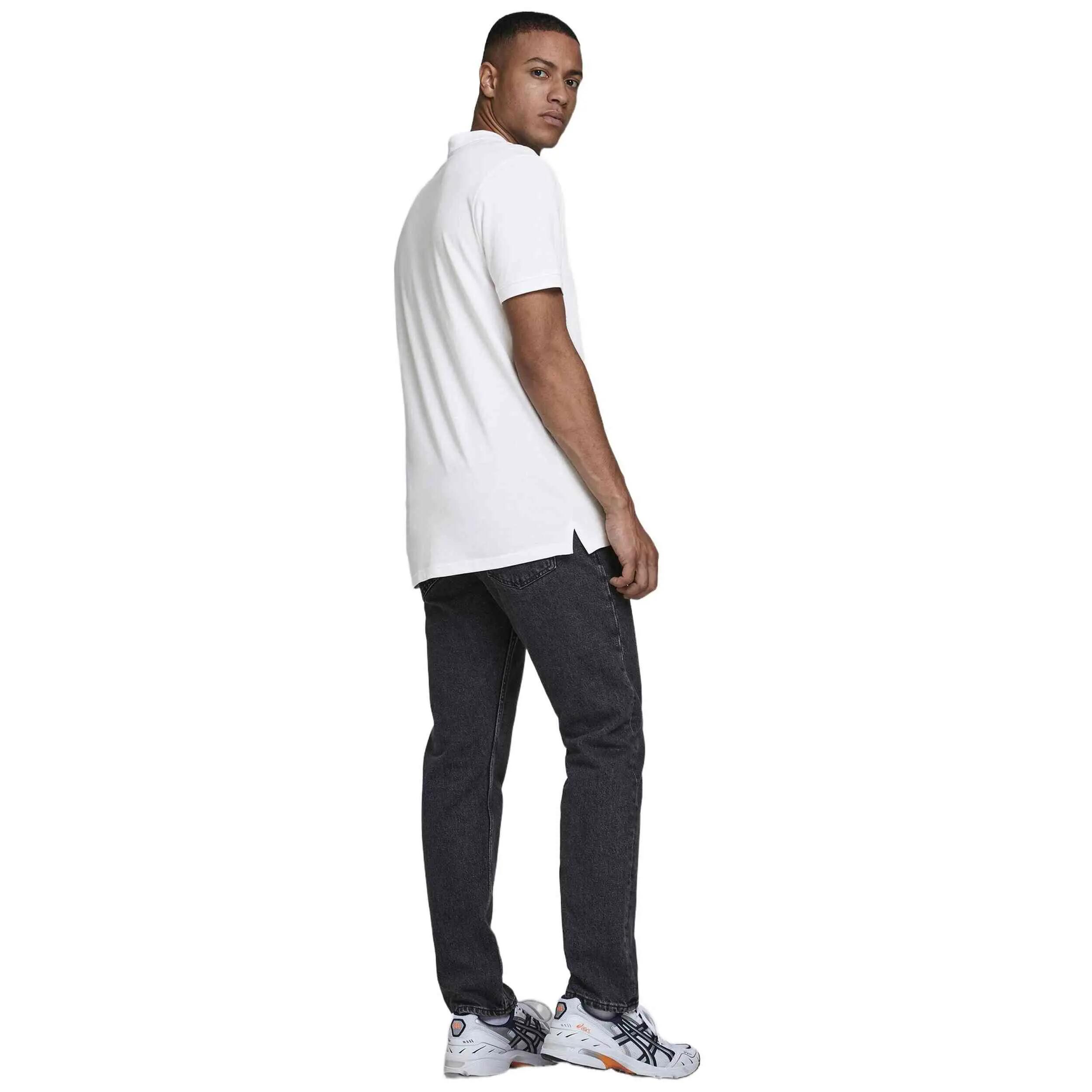 Polo a maniche corte Jack&jones modello 12136516-WHITE-SLIMFIT per uomini 3/5