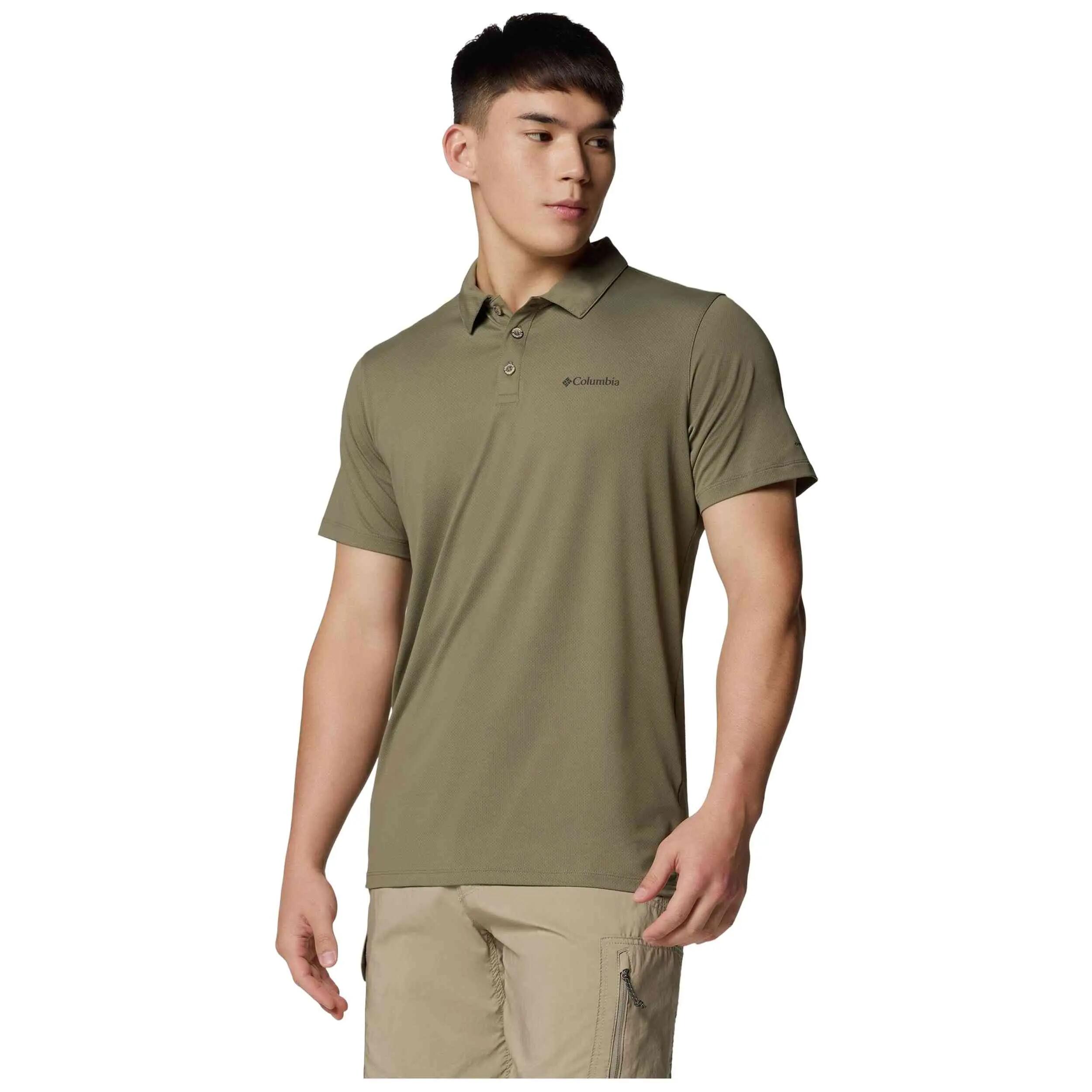Polo a maniche corte Columbia modello Polo Columbia Tech Trail Utilit per uomini 2/5