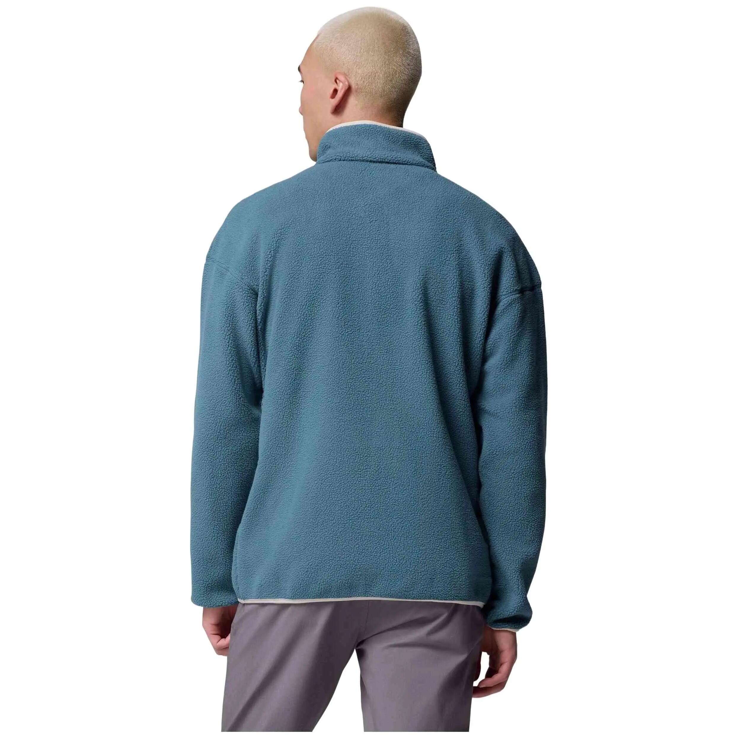 Felpa Columbia modello Forro polar Columbia Helvetia II Half Snap azu per uomini 3/5