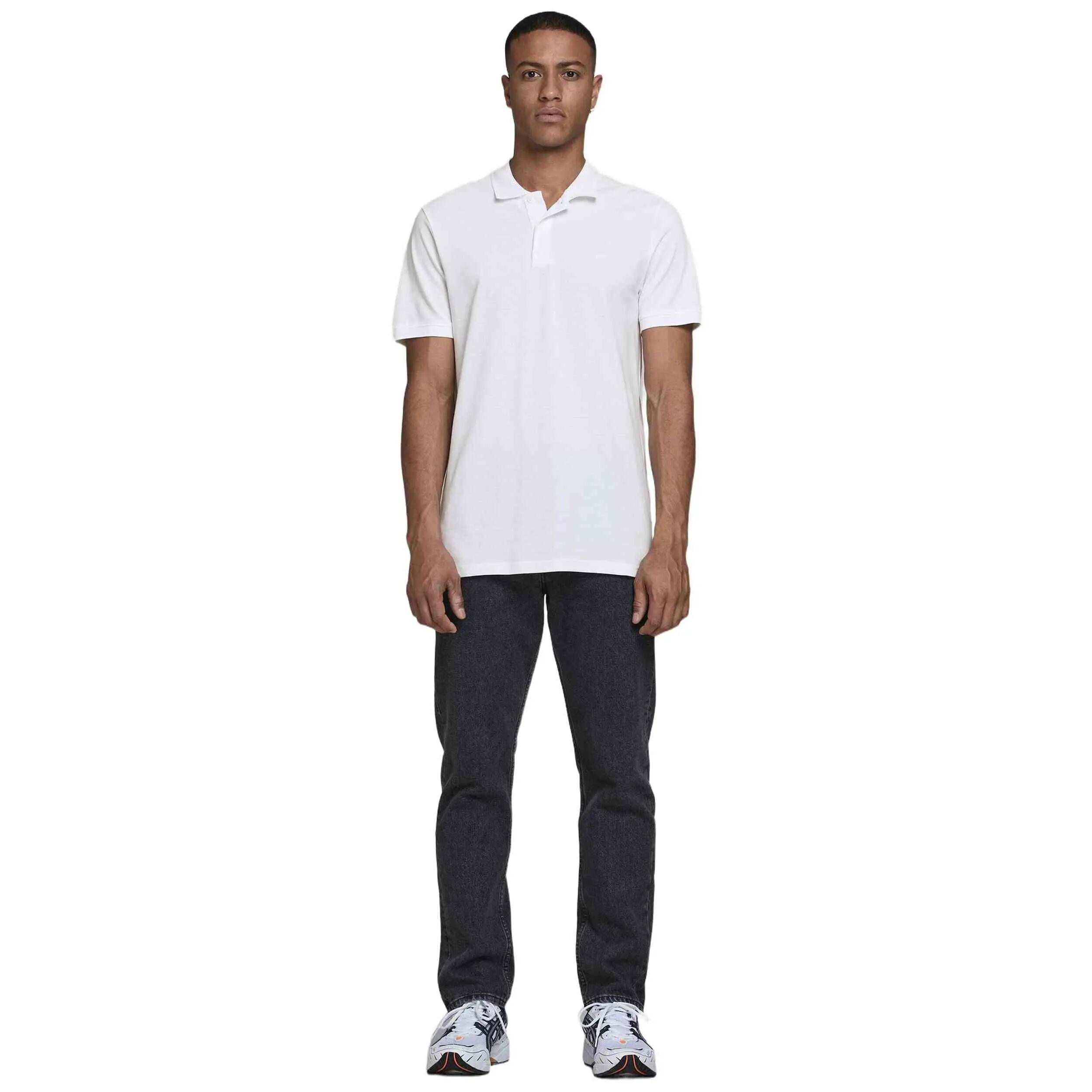 Polo a maniche corte Jack&jones modello 12136516-WHITE-SLIMFIT per uomini 2/5