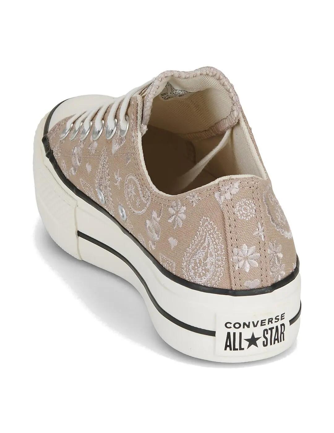 Zapatillas para Mujer Converse Chuck taylor Marrón 3/4