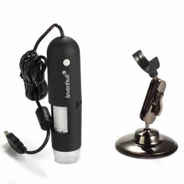 Microscopio digitale USB - 20–400x - Levenhuk DTX 50 - Nero 5/12