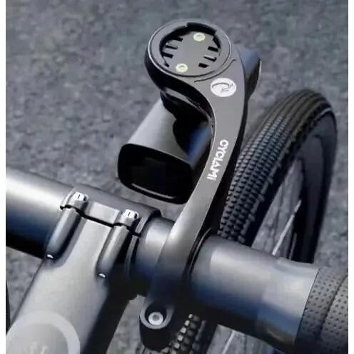 Supporto GPS bici allungato XL alluminio per Garmin Edge 1030/1040/1050 3/5