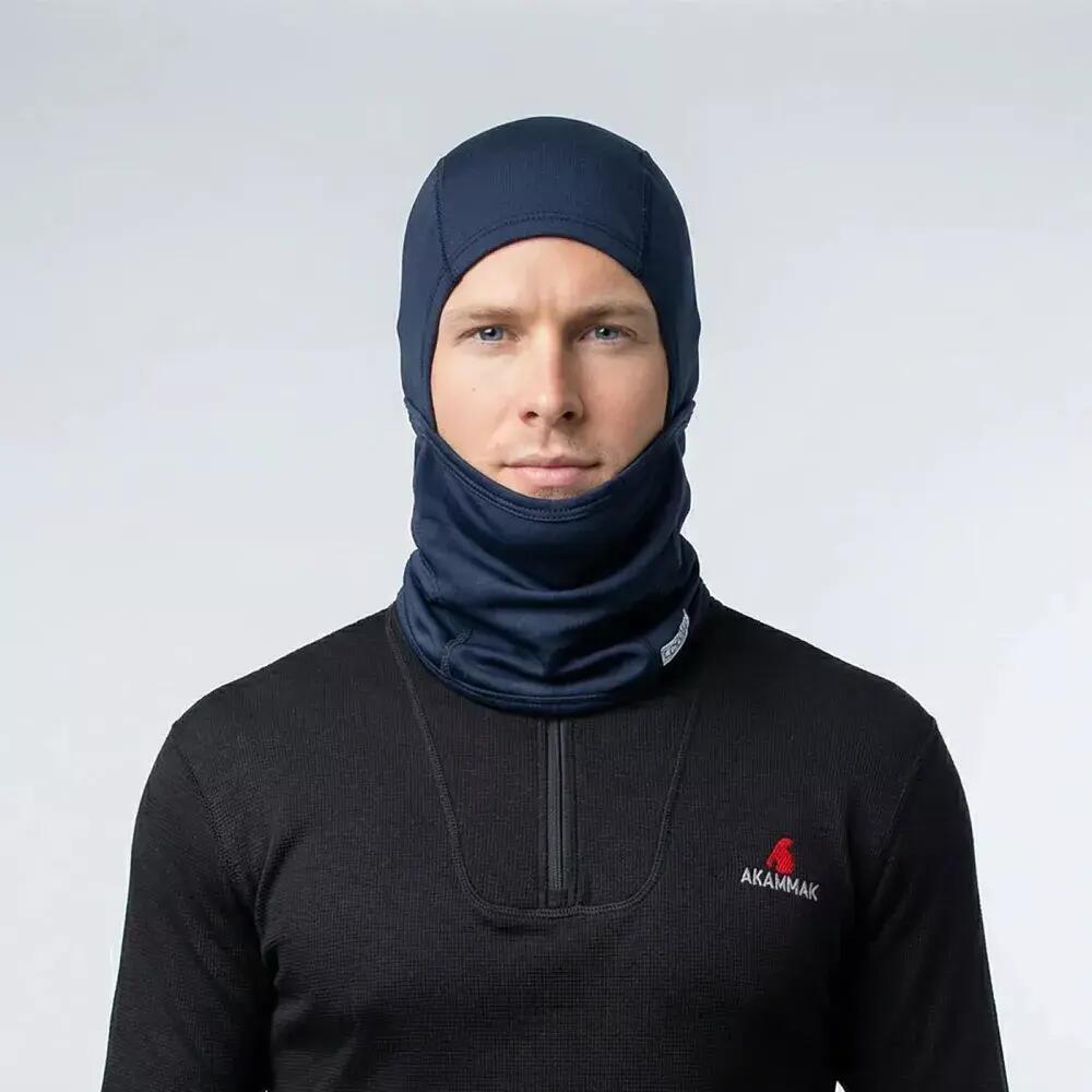 Cagoule de Randonnée unisexe Thermique USKA Bleu Navy 2/3