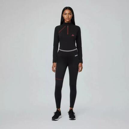 Legging de Randonnée femme Thermique PULKY Blanc