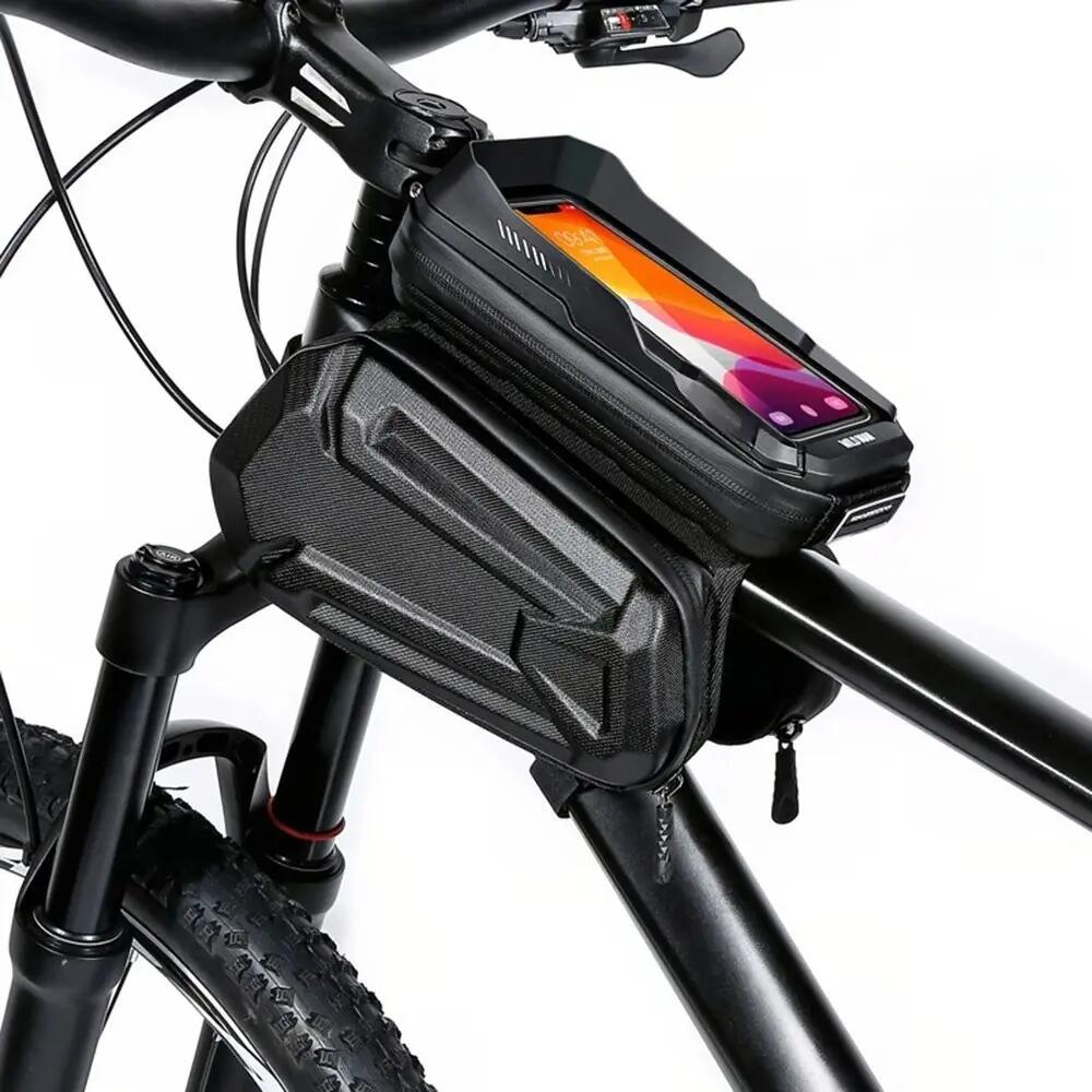 Fietstas voor frame met touchscreen-telefoonhouder WILD MAN 2/3