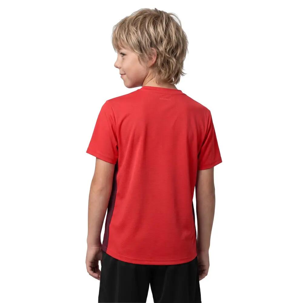 T-shirt desportiva criança Crianças Sports Tee Red/Burgundy K Encarnado 2/6