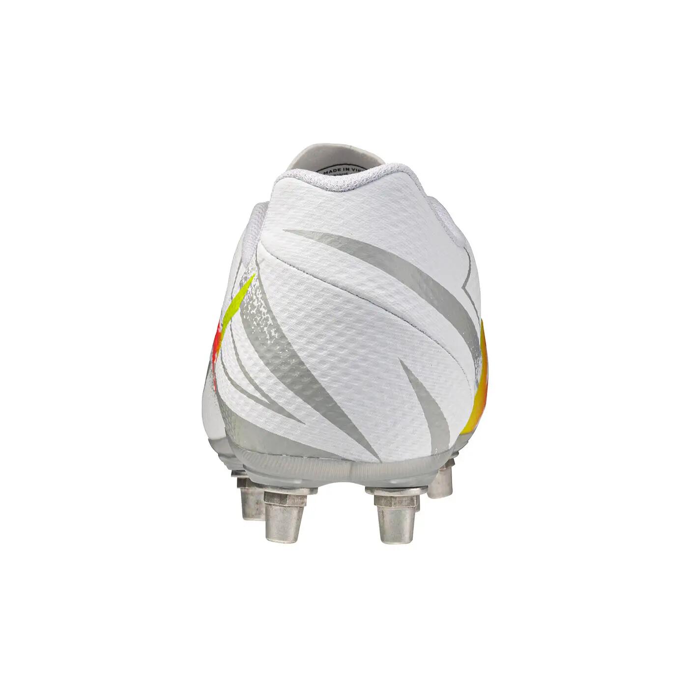 Crampons de rugby Mizuno Waitangi Pro Blanc, gris et orange 5/5