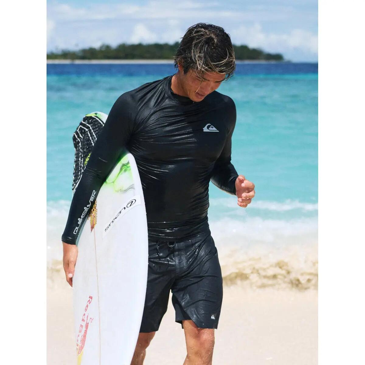 Koszulka długi rękaw Quiksilver Everyday L/S Rashguard UPF 50 Surf Tee Black 4/4