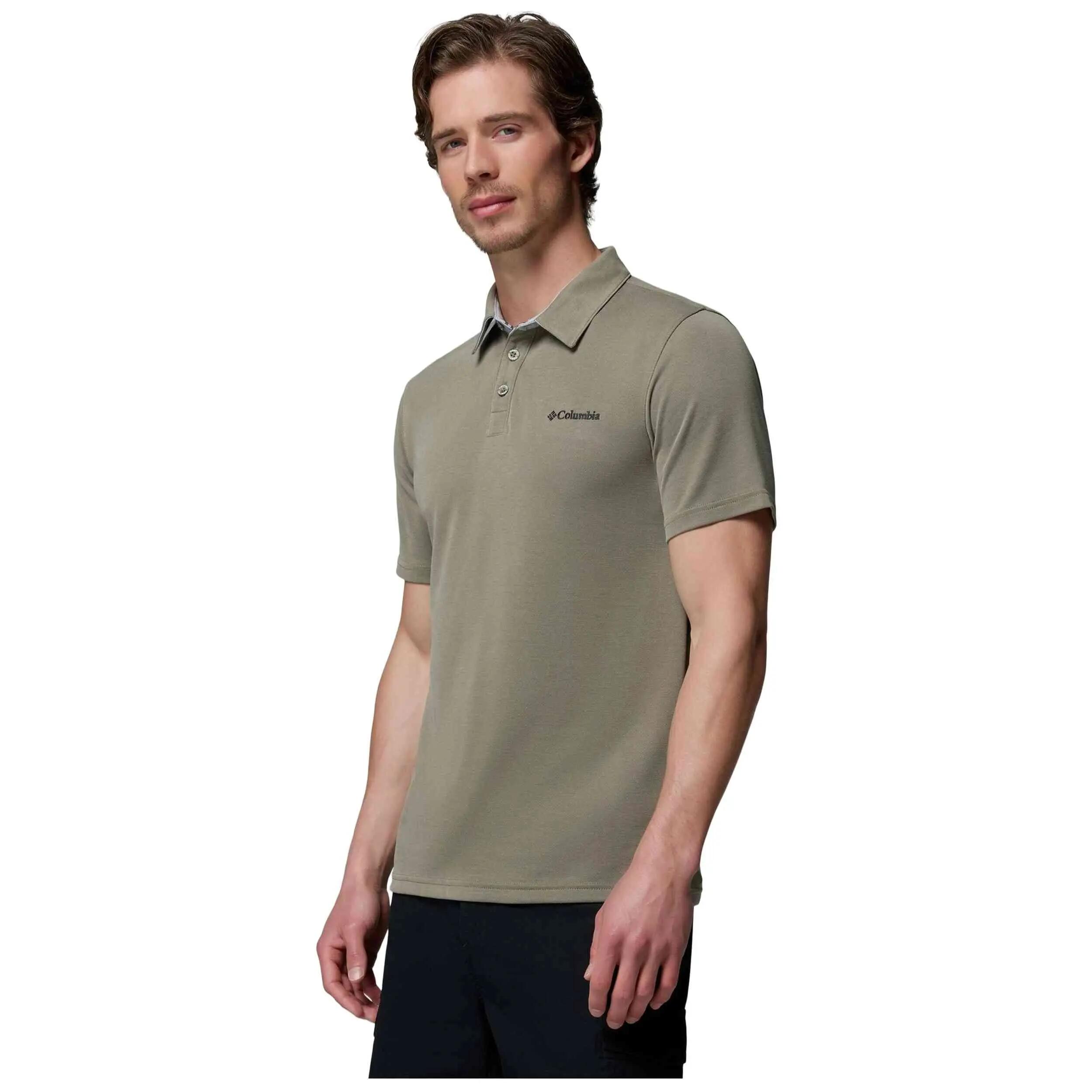 Polo de manga corta Columbia modelo Polo Columbia Nelson Point manga para unisex 2/3