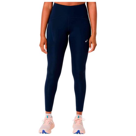 Leggings Asics modèle Malla larga ASICS Road High Waist Tight azul n pour femmes