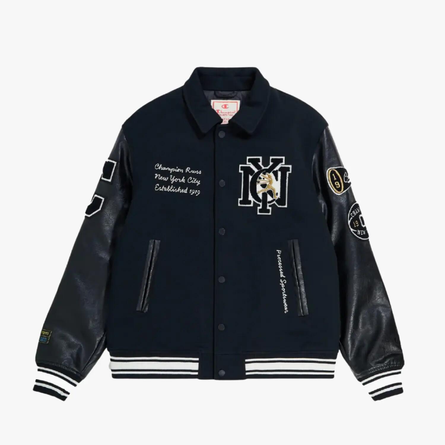 Jachetă bomber unisex Champion, culoare negru