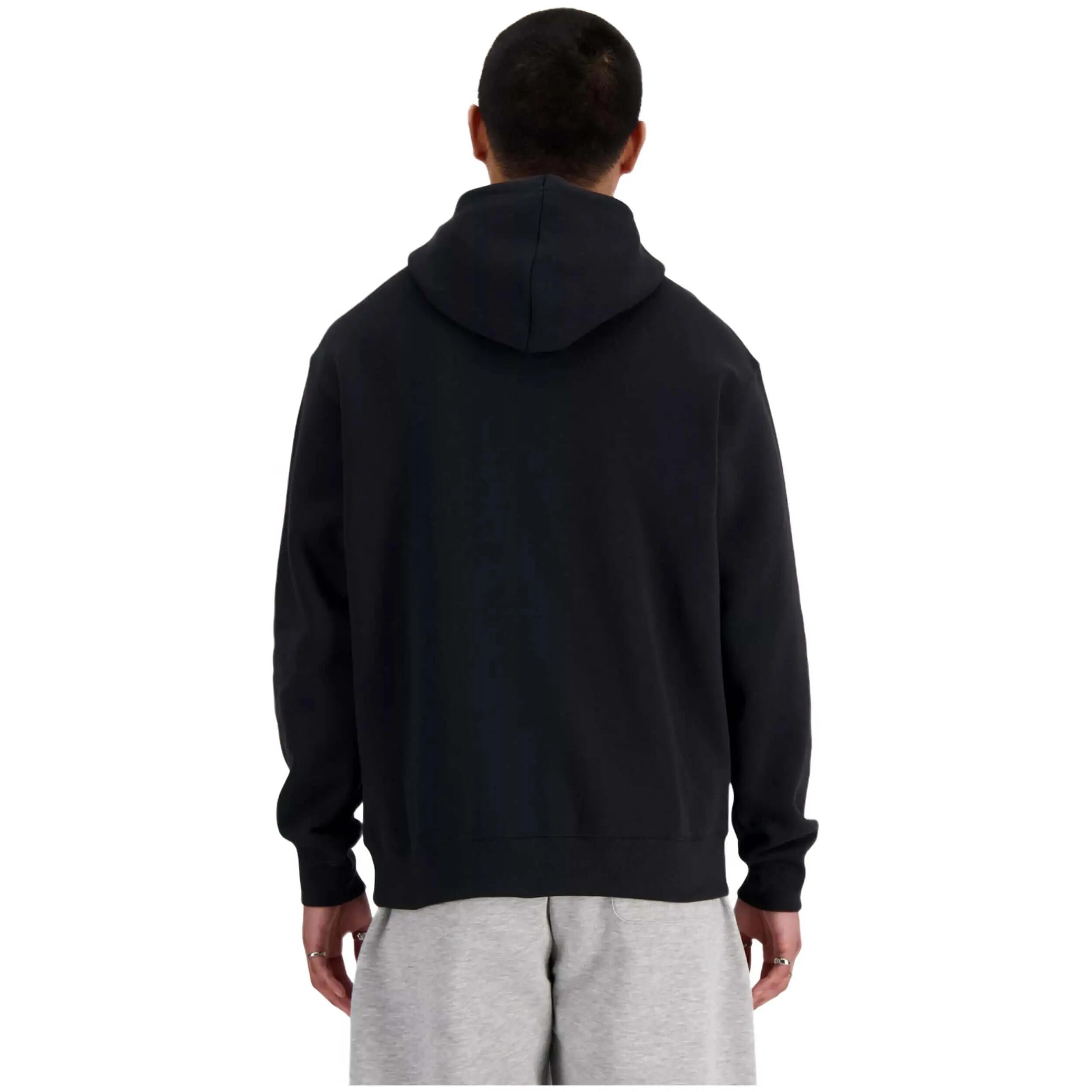 Felpa con cappuccio New balance modello MT41511_BK per uomini 3/4