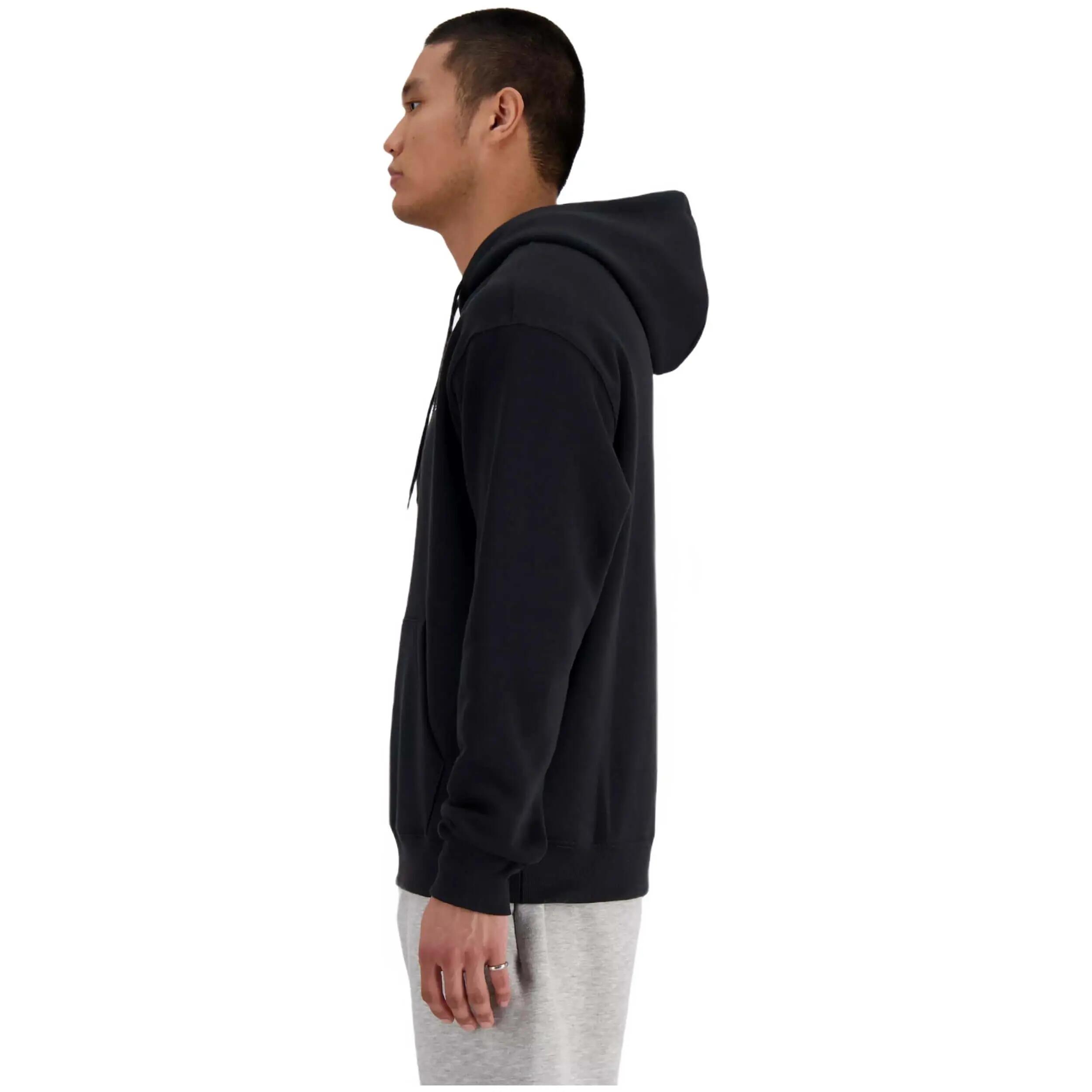 Felpa con cappuccio New balance modello MT41511_BK per uomini 2/4