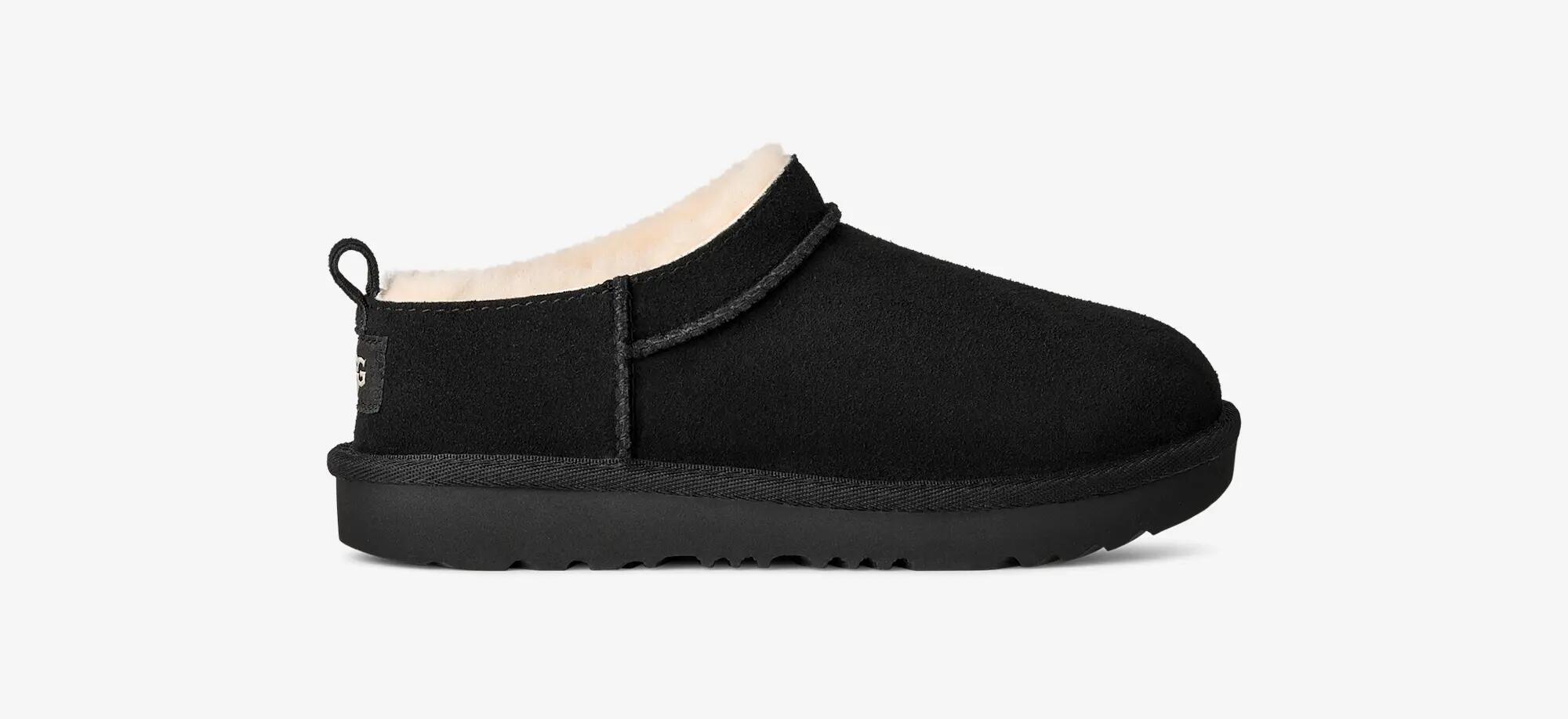 UGG Classic Micro Slipper copii, negru