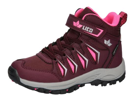 Chaussures - randonnée - fille - imperméables - bordeaux