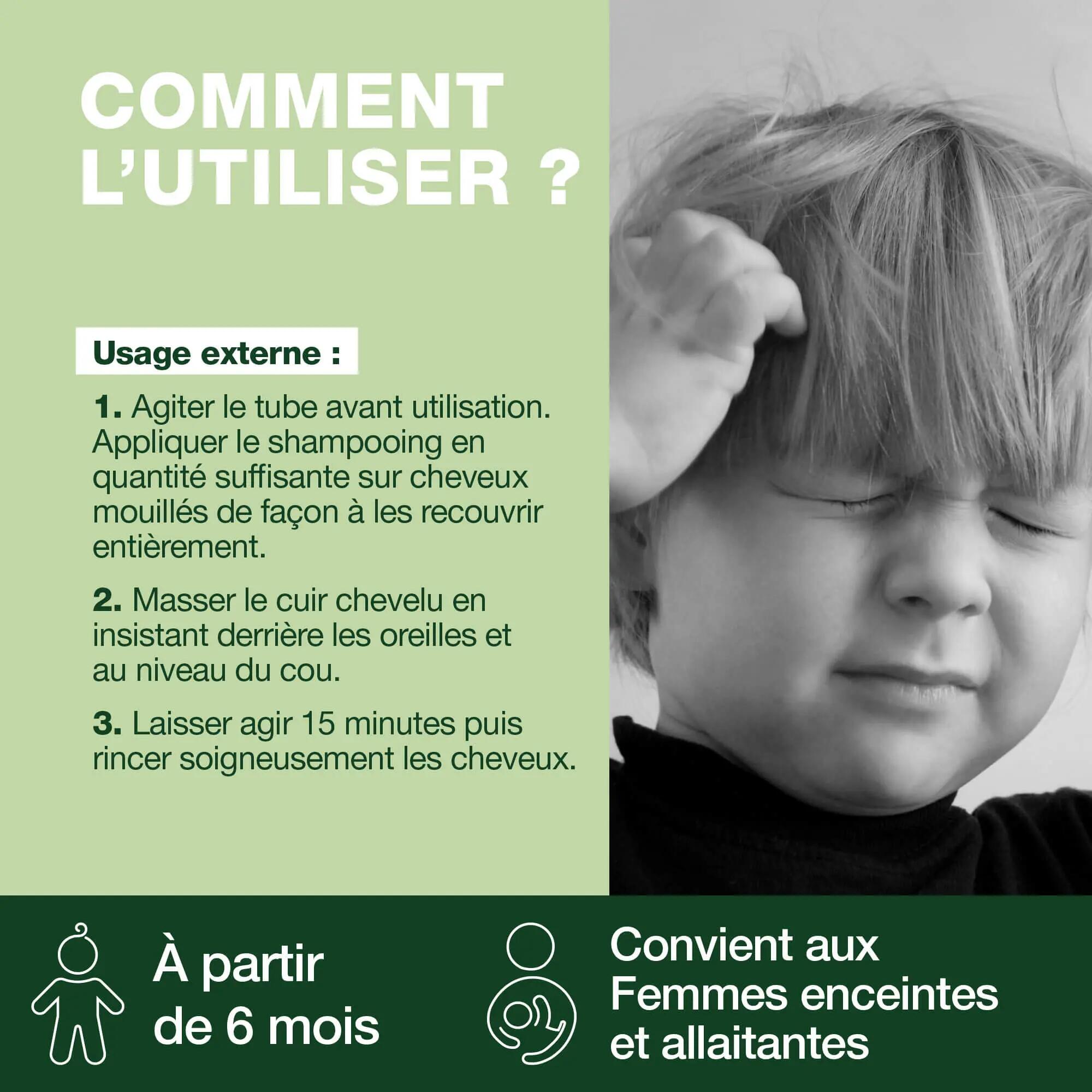 Shampooing anti-poux et lentes 2-en-1 - Dispositif médical 2/4