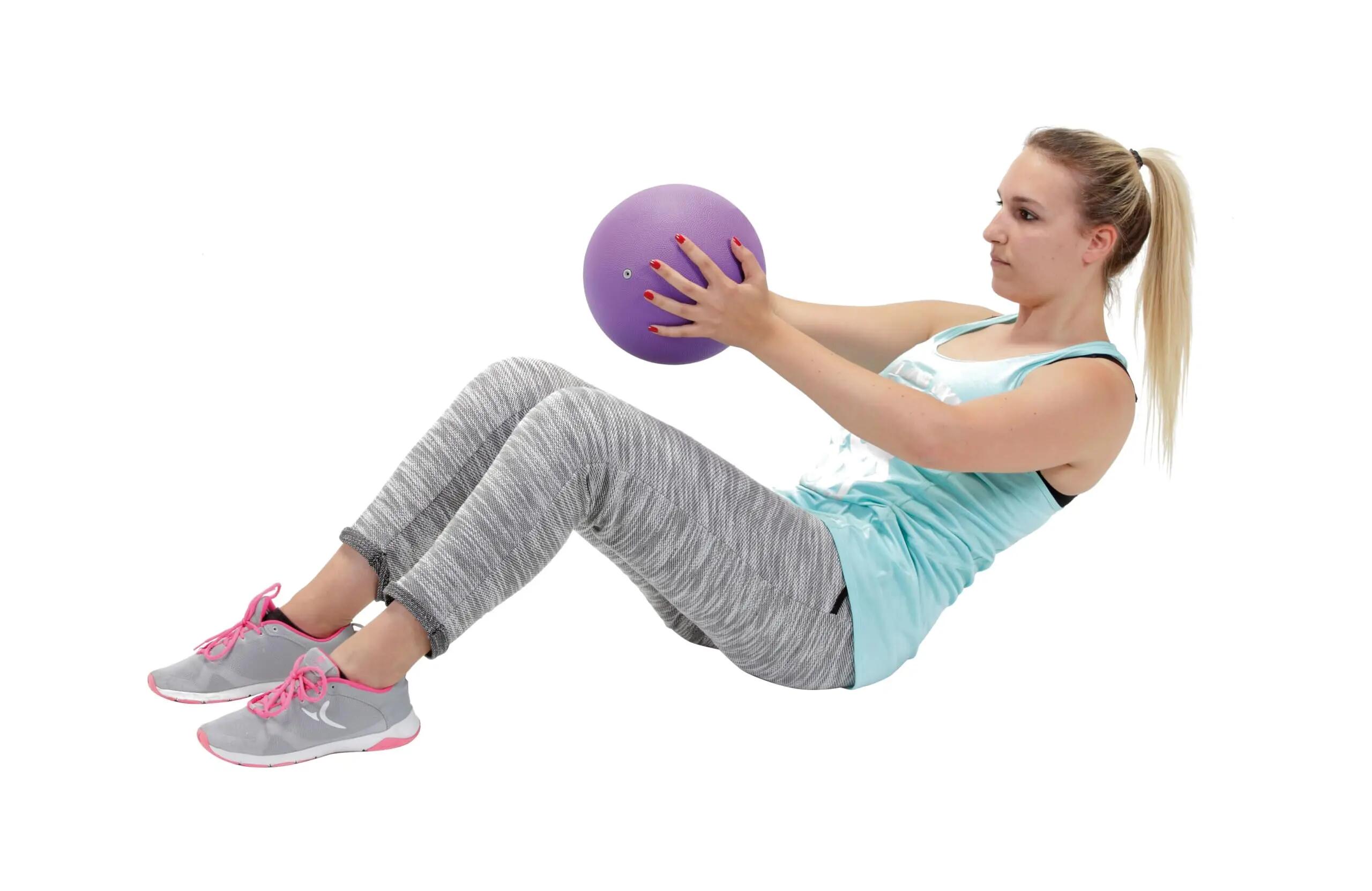 Gymnic Multi Training Palla medica gonfiabile Ø 23 cm viola 4/9