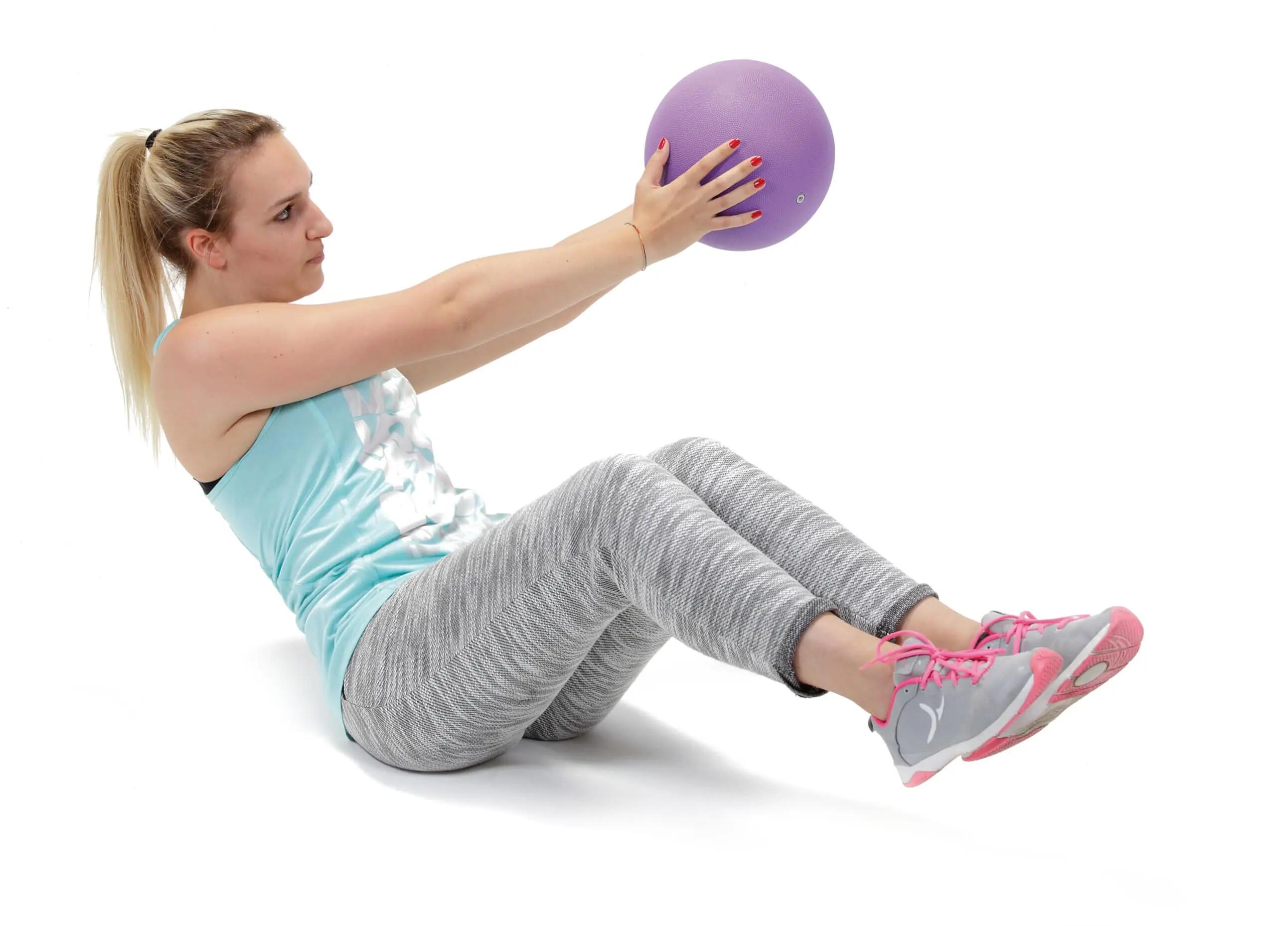 Gymnic Multi Training Palla medica gonfiabile Ø 23 cm viola 3/9