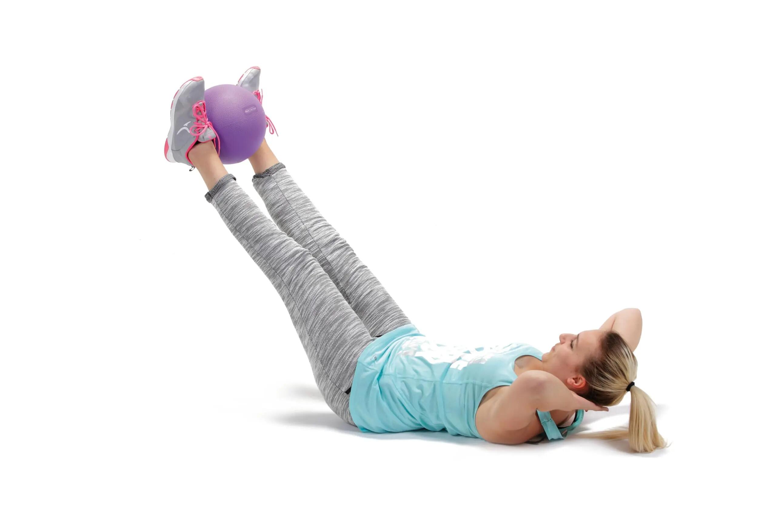 Gymnic Multi Training Palla medica gonfiabile Ø 23 cm viola 2/9