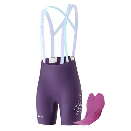 Radhose mit Trägern und Polster