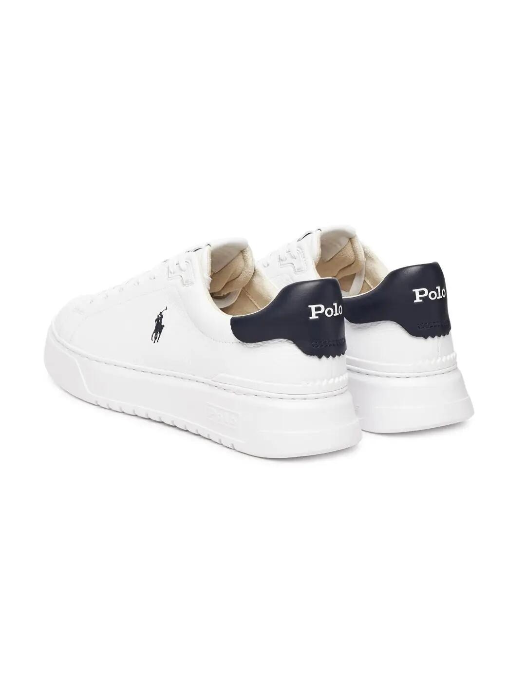 Zapatillas para Hombre Polo sport Rlite court  Blanco 3/4