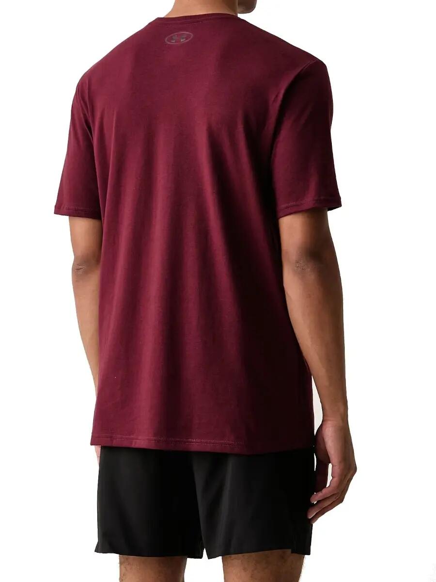 Koszulka Męska Under Armour Treningowa Sportowa Bordowa 5/5