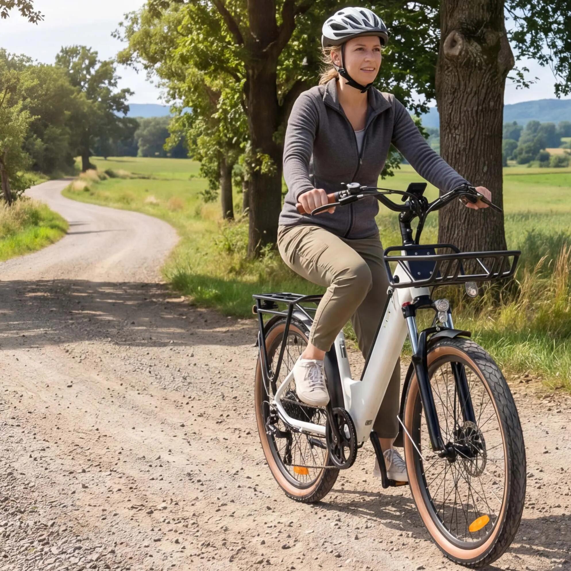 Felnőtt városi elektromos kerékpár KAISDA K601, 26"×2,5", 36V17.4AH 5/8