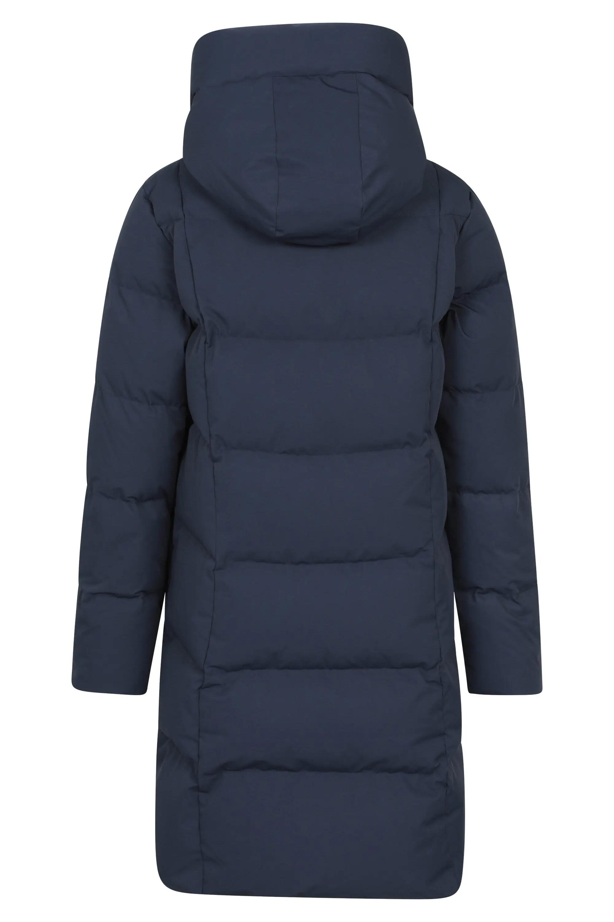 Doudoune de Randonnée Femme Longue Déperlante Capuche Duvet 600, Cosy Wrap II 8/15